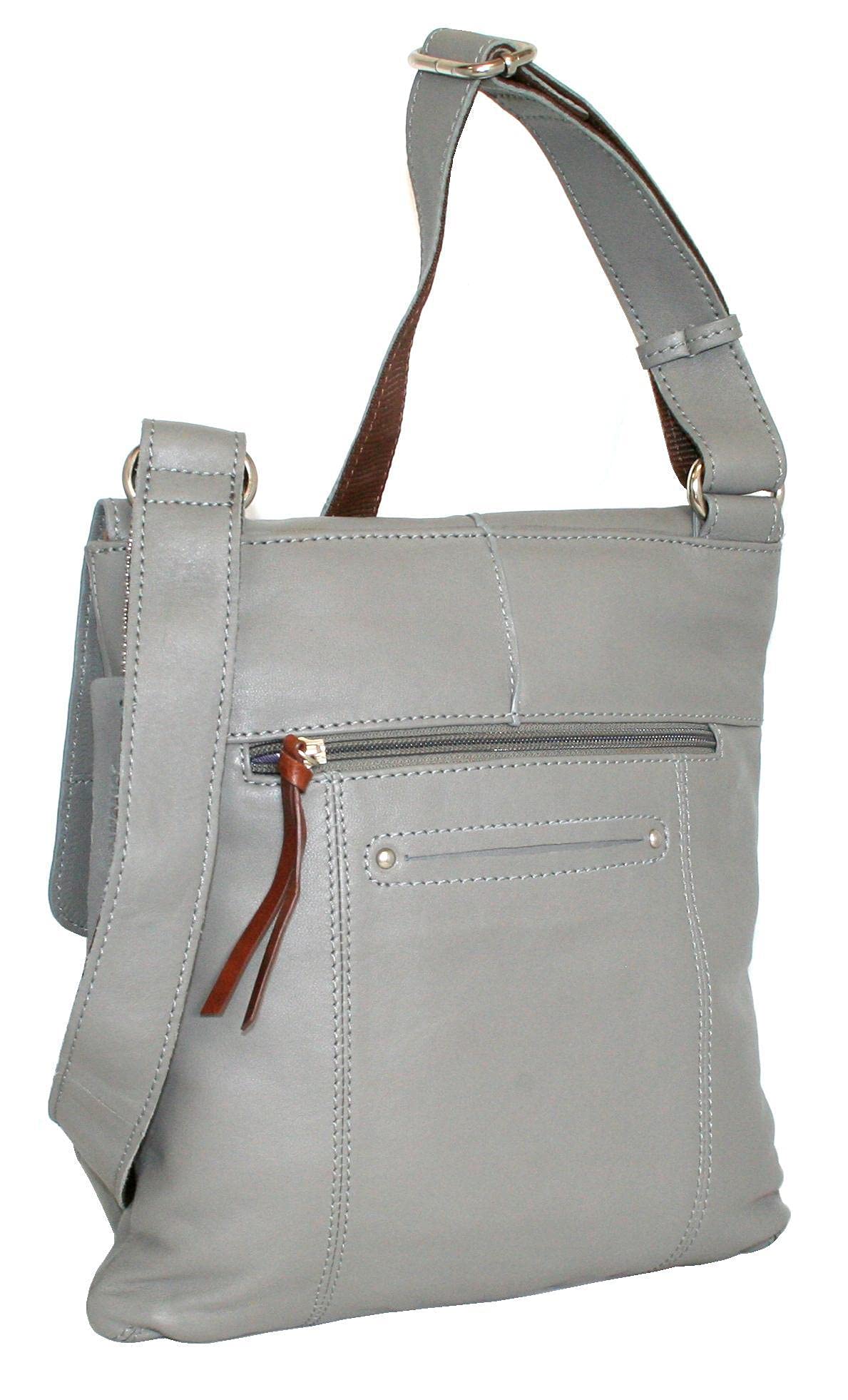 Premium Genuine Leather Crossbody Bag for Women - California Style Handmade Purse - Perfect for Travel, Shopping & Everyday Use