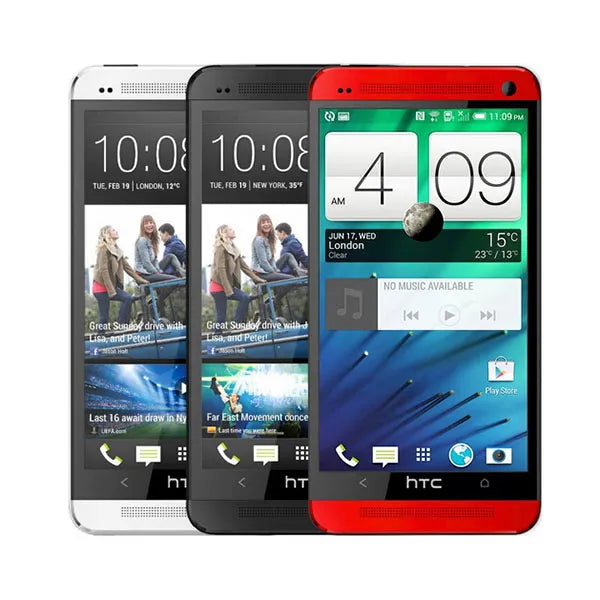 HTC One Black Unlocked Smartphone - 3G/4G LTE, Quad Core 1.7GHz, 32GB Storage - Compatible with AT&T & GSM Networks - Perfect for Business, Travel & Streaming