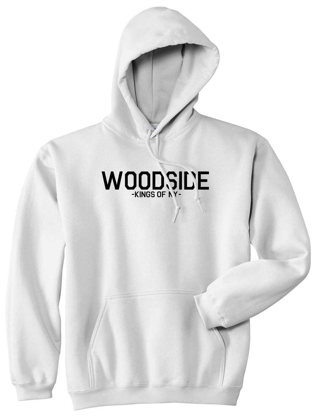 Kings Of NY Woodside Queens New York Men's Pullover Hoodie - Stylish Streetwear for Urban Fashion | Perfect for Casual Wear, Gym & Outdoor Activities