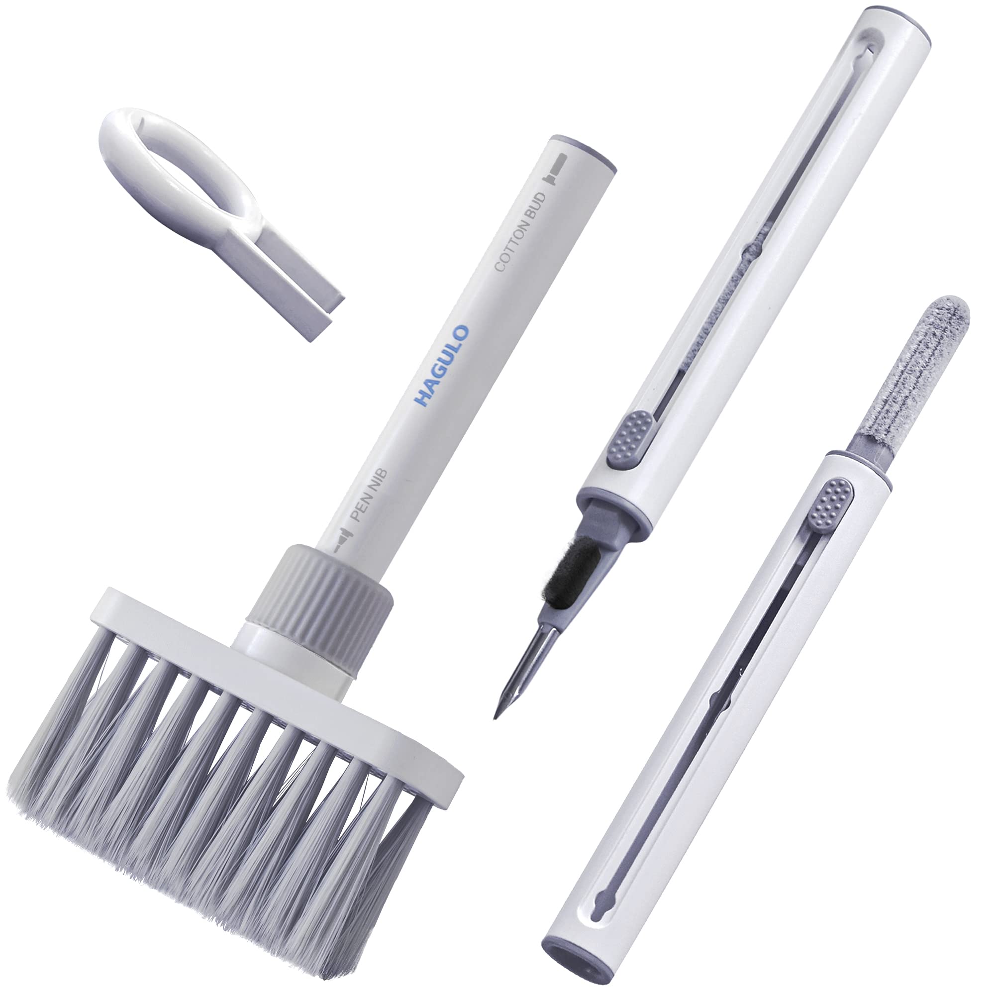 5-in-1 Keyboard Cleaner Kit - Soft Brush, Duster & Keycap Puller for PC, AirPods & Bluetooth Devices - Perfect for Office & Home Use