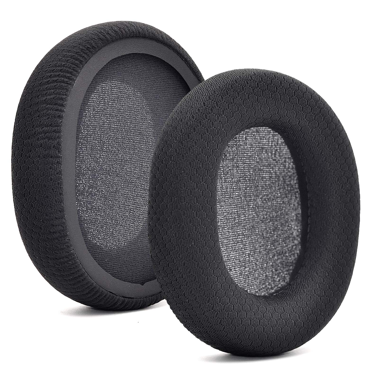 SteelSeries Arctis 1/3/5/7/9/Pro Replacement Ear Pads - Premium Black Fabric Cushions for Wireless Gaming Headsets - Perfect for Long Gaming Sessions & Noise Isolation