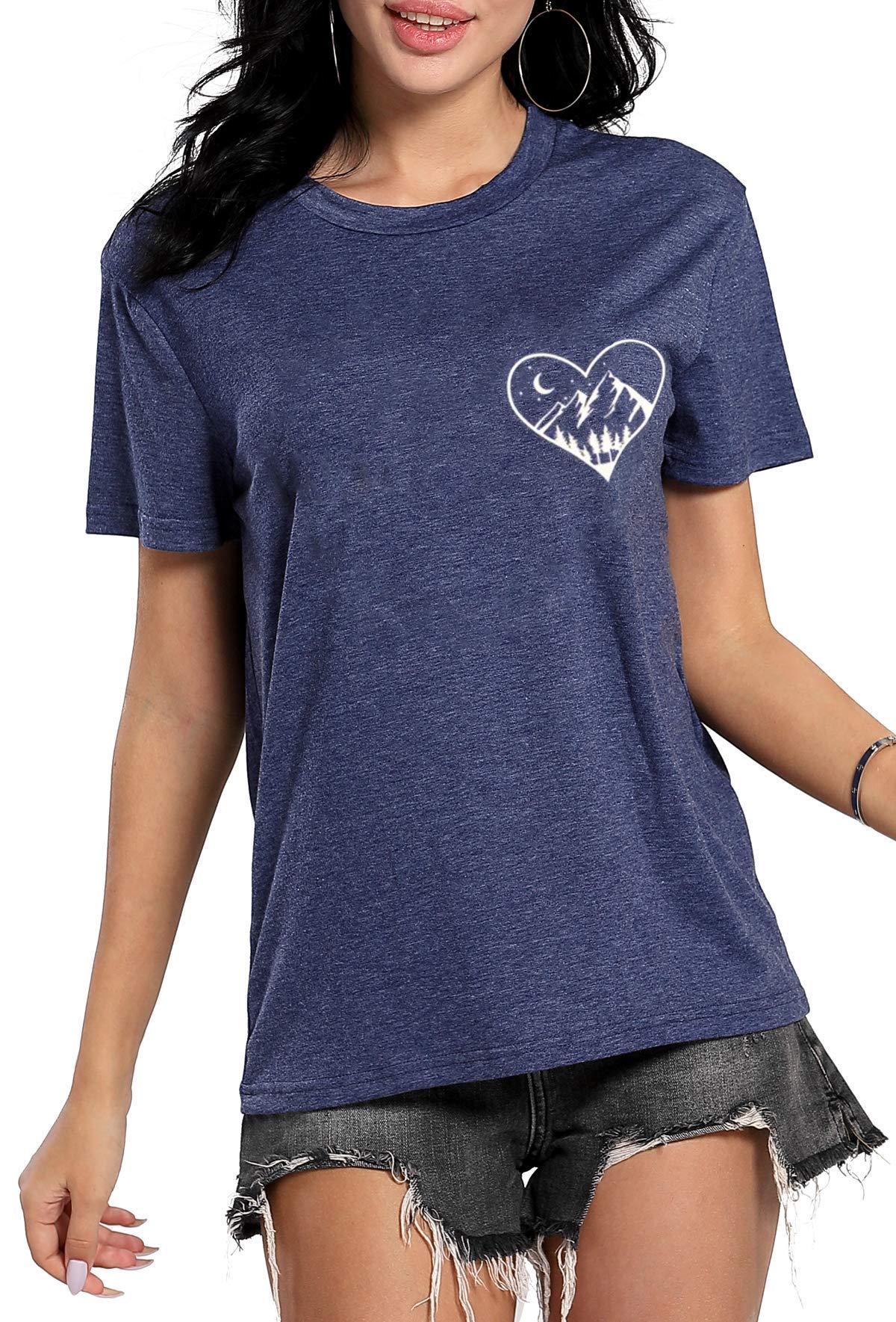 Take A Hike T-Shirts for Women - Inspirational Hiking Shirts & Wanderlust Tops - Comfortable Outdoor Tee for Hiking, Camping & Adventure Travel