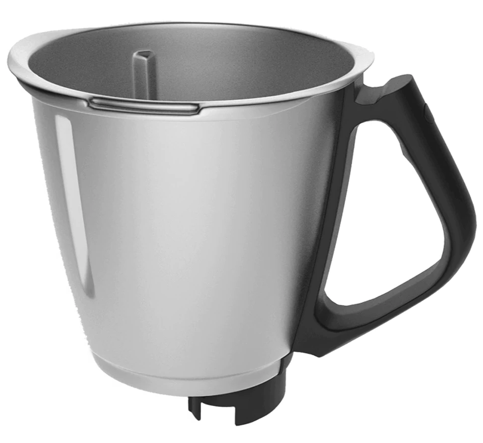 TM5 Mixing Bowl with Locking Base - Durable Stainless Steel Mixing Bowl for Thermomix TM5, Perfect for Baking, Cooking, and Meal Prep - Ideal for Home Chefs & Professional Kitchens
