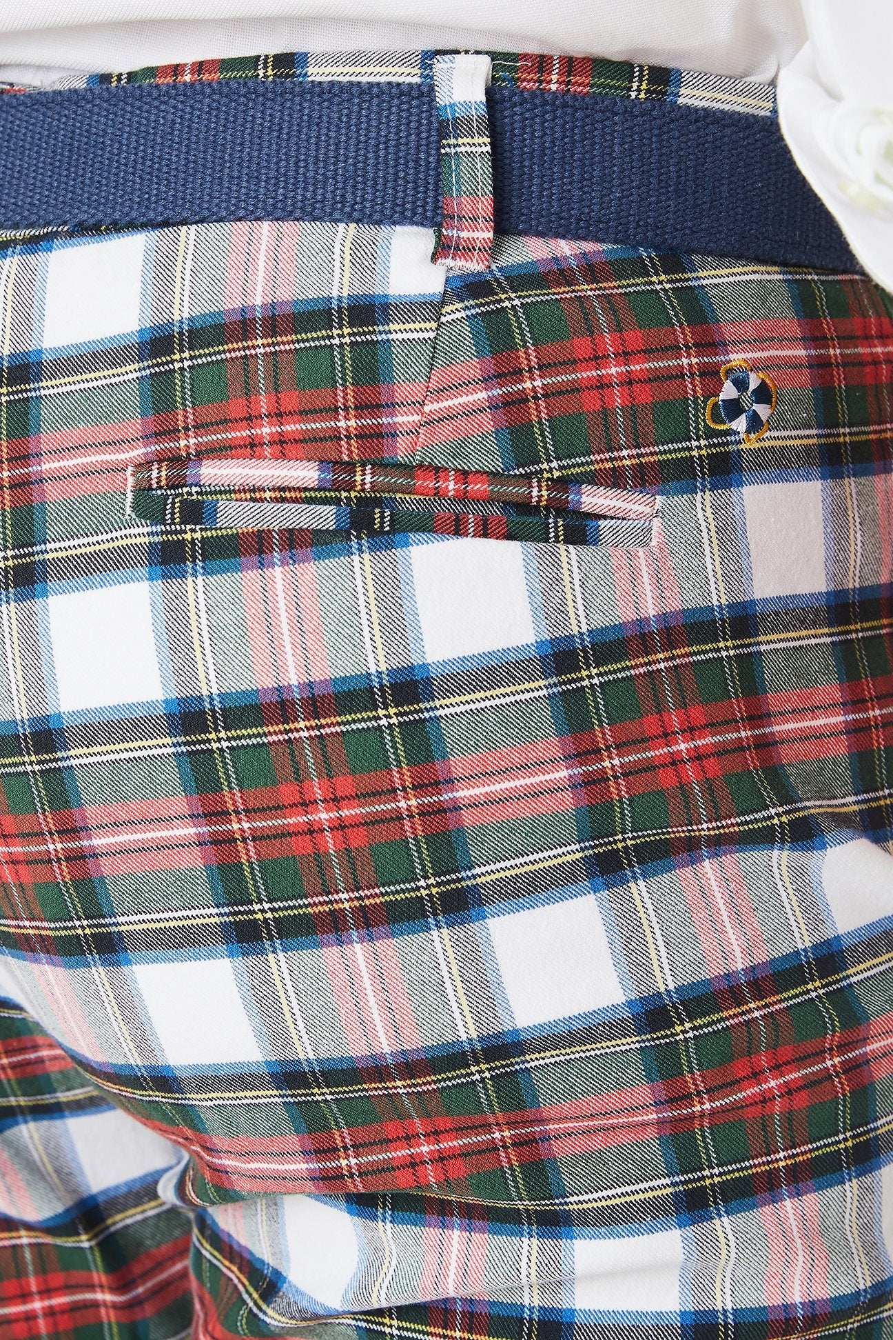 Harbor Pant Stretch Twill Dress - Stewart Tartan Plaid Women's Casual Dress for Office, Travel & Everyday Wear