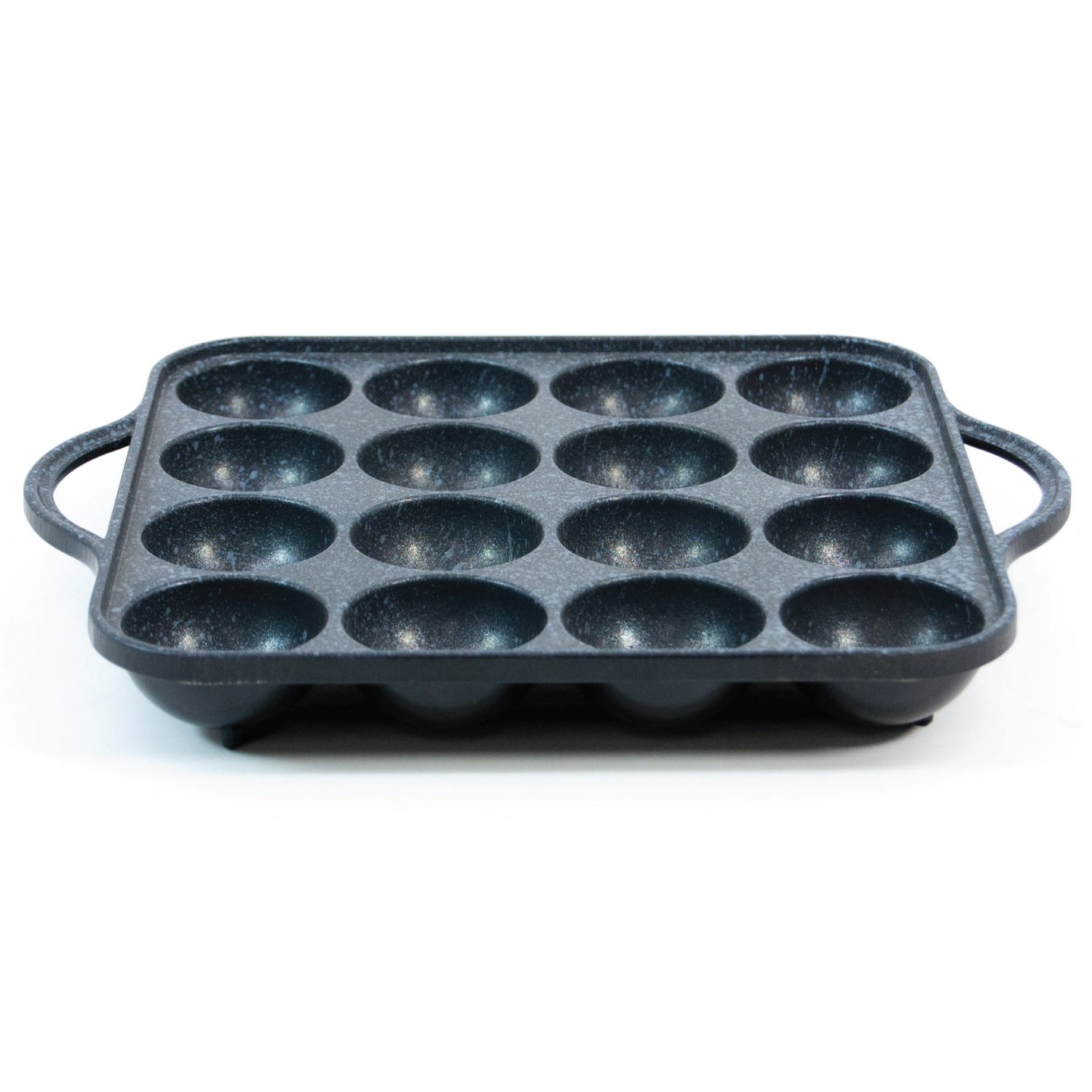 Non-Stick Takoyaki Grill Pan - Premium Korean-Made Octopus Ball Cooking Plate for Home & Restaurant Use - Perfect for Japanese Street Food & Party Snacks