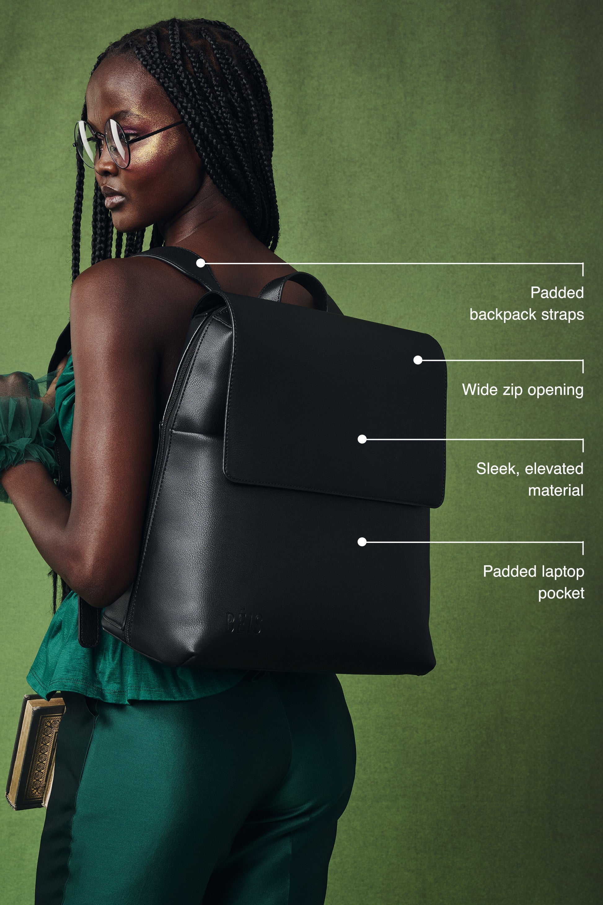 Premium Black Wicked Backpack - Stylish & Durable for Travel, School & Outdoor Adventures | Water-Resistant & Spacious Design