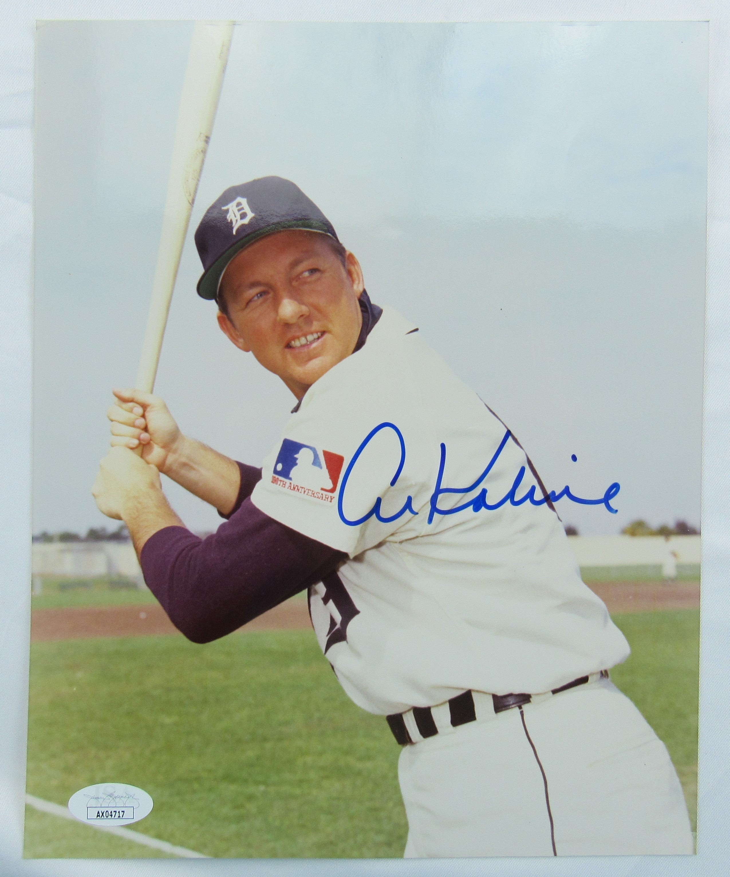 Authentic Al Kaline Signed 8x10 Photo with JSA COA AX04717 - Perfect for Baseball Memorabilia Collectors & Detroit Tigers Fans