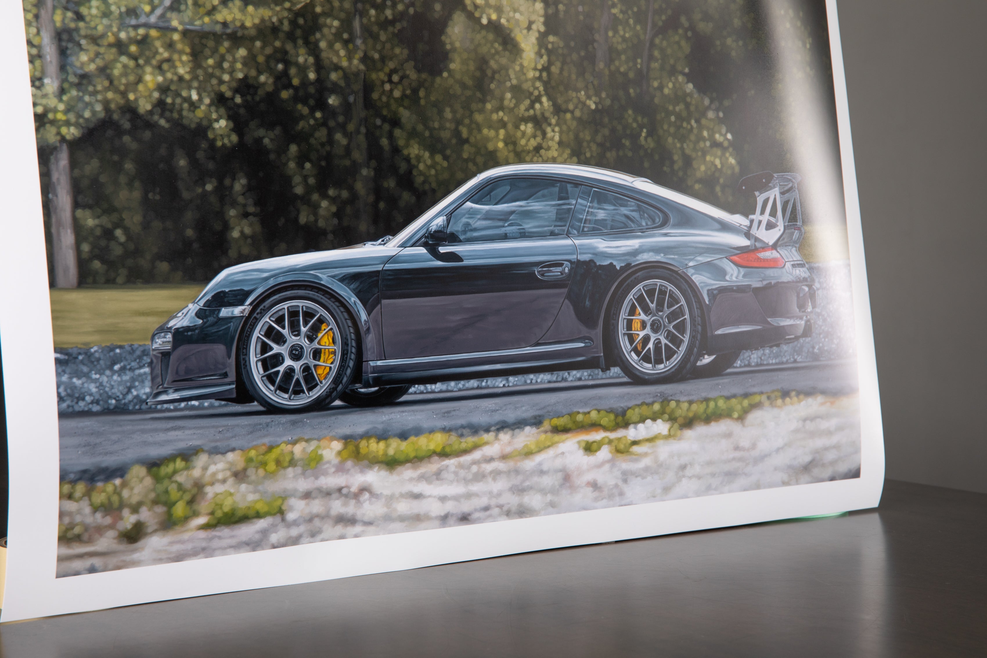 Porsche GT3 RS Racing Car Art Print - High Quality Wall Decor for Home, Office & Garage - Perfect for Car Enthusiasts & Motorsport Fans