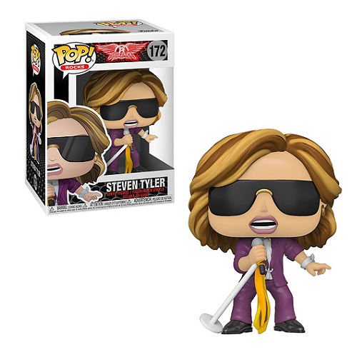 Funko Pop! AEROSMITH: Steven Tyler #172 - Limited Edition Collectible Vinyl Figure for Music Fans & Gift Ideas