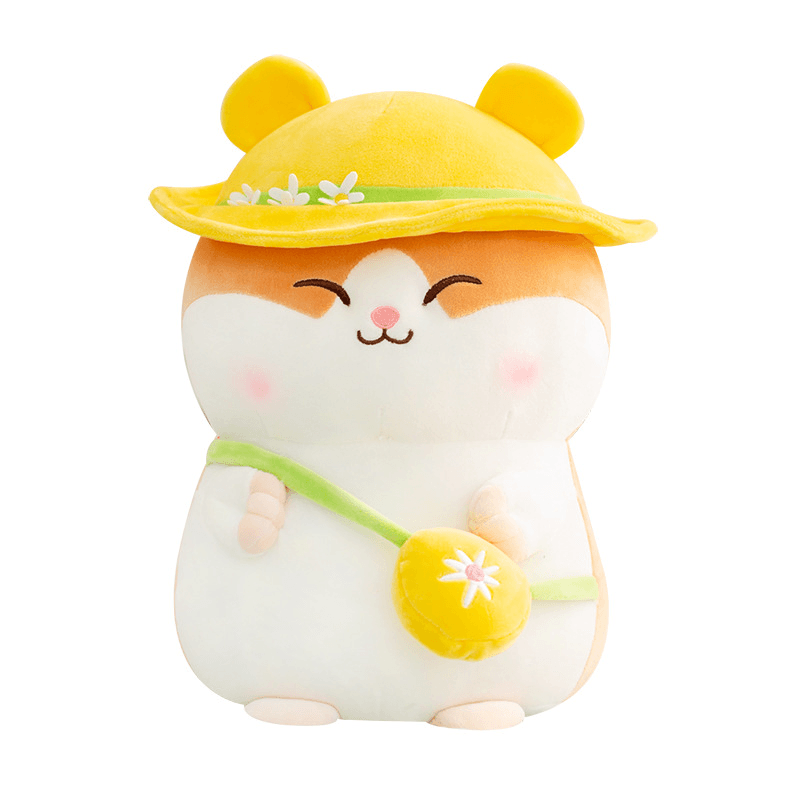 Giant Kawaii Stuffed Hamster Plush Toy - Extra Large Cute Soft Plushie for Kids, Girls & Boys | Perfect for Bedroom Decor, Gifts & Cuddling