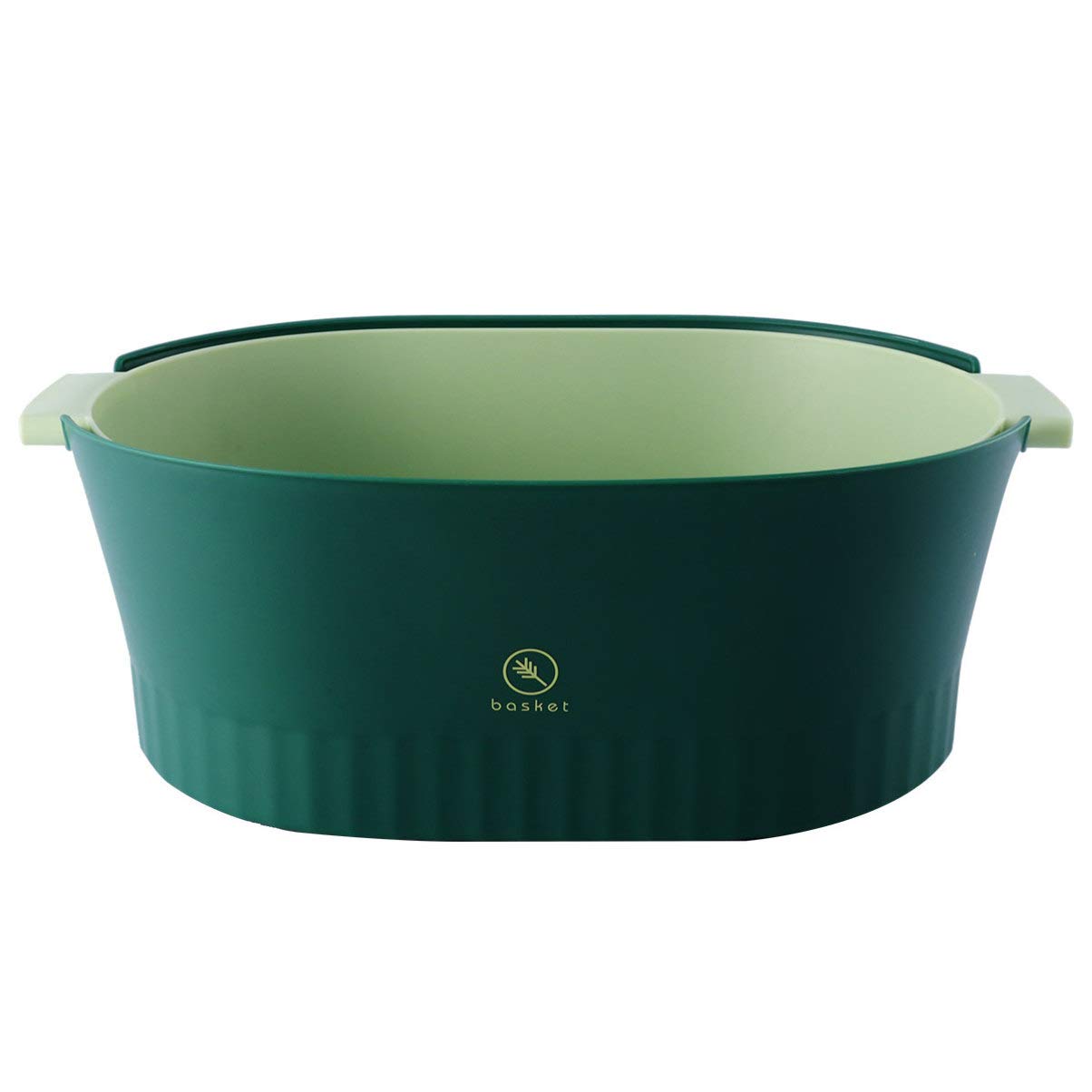 2-in-1 Kitchen Strainer Colander Bowl - Double Layer Drain Basket for Washing Fruits & Vegetables | Durable Food Strainer for Kitchen, Salad Prep & Camping