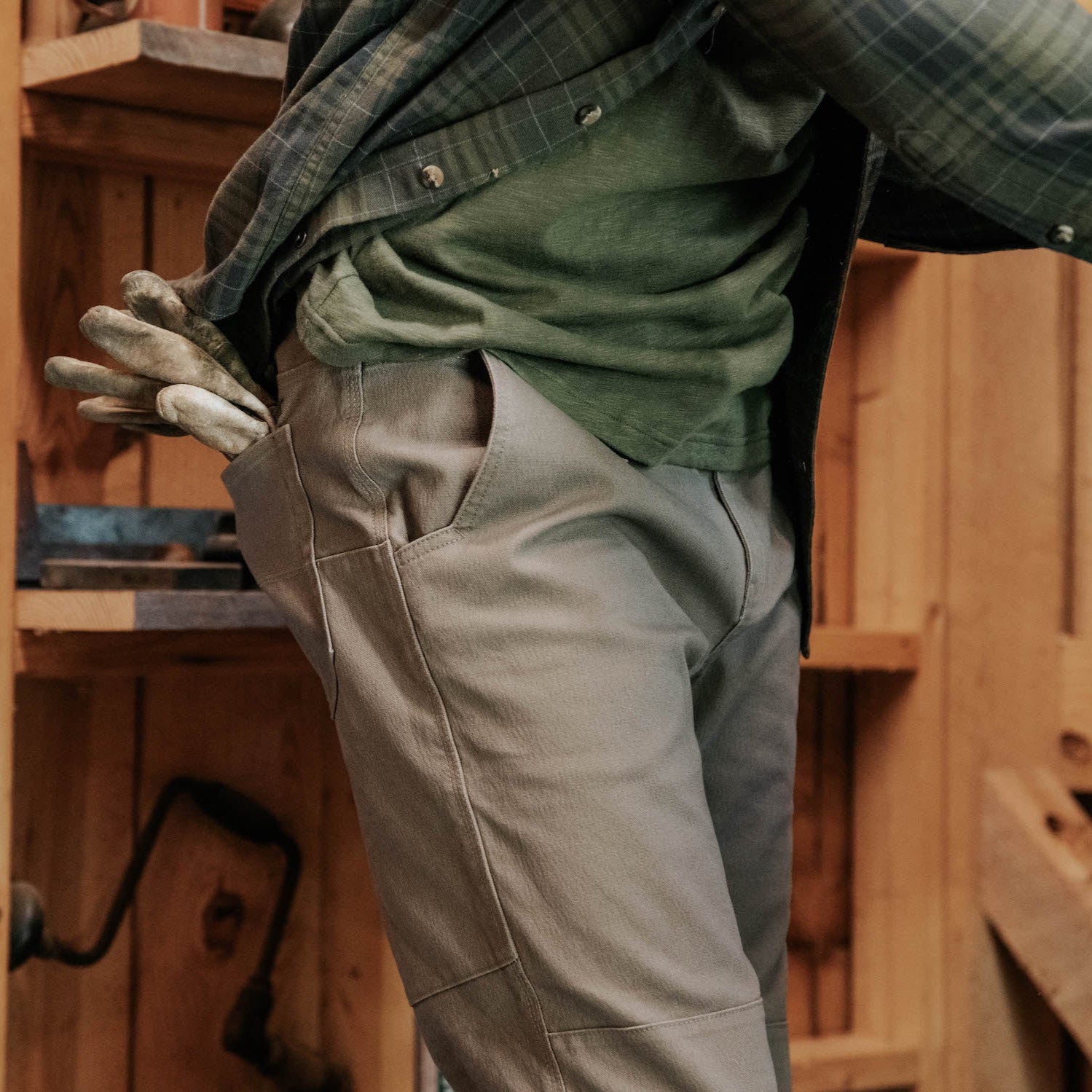 Alpine Work Pants for Men - Durable & Comfortable Workwear for Construction, Landscaping & Outdoor Jobs