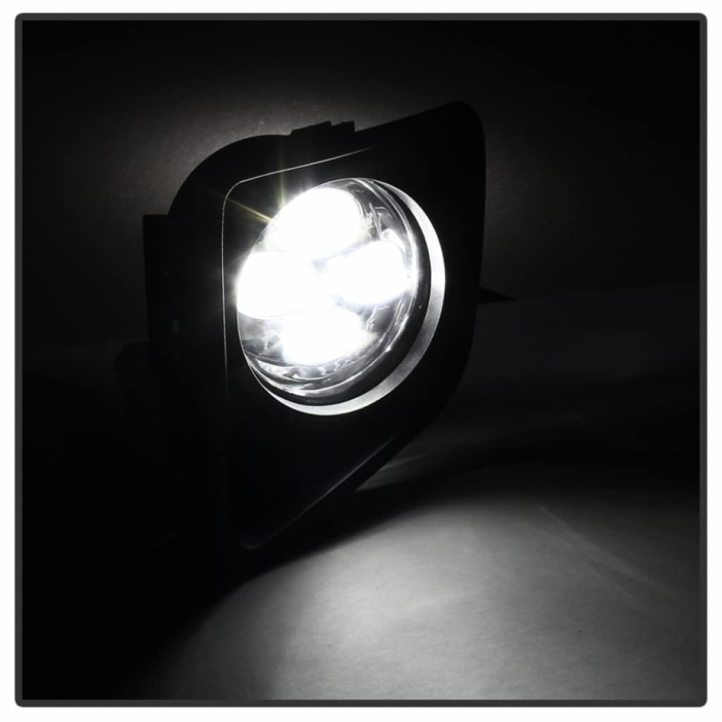 2014-2016 Toyota Tundra Spyder Fog Lights with DRL LED & Switch - FL-DRL-TTU14-C (9031540) | Upgrade Your Truck's Style & Visibility for Night Driving & Off-Road Adventures