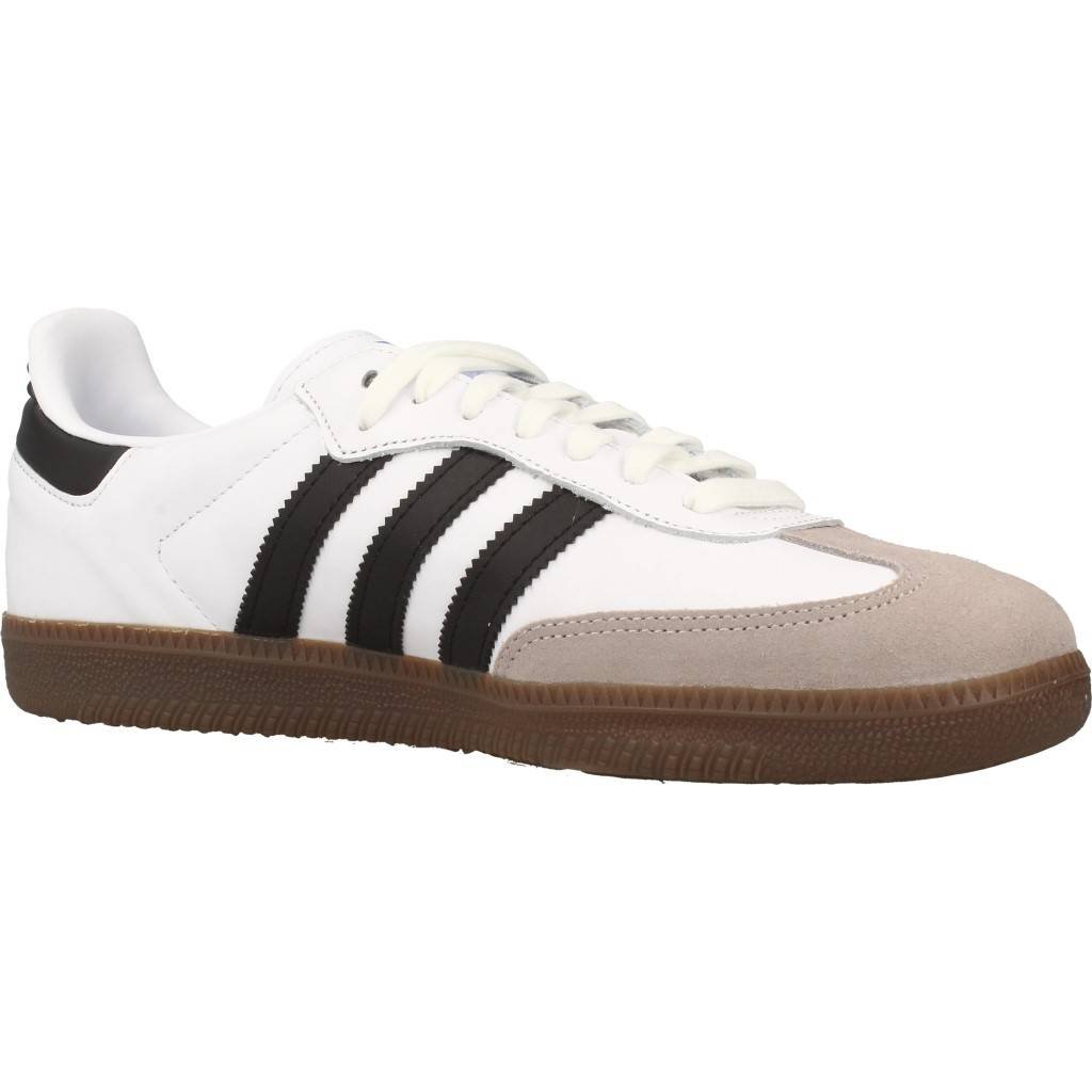adidas Samba OG Men's Fitness Sneakers - White/Black/Gum - Size 8.5 US | Classic Comfort for Running, Gym & Casual Wear