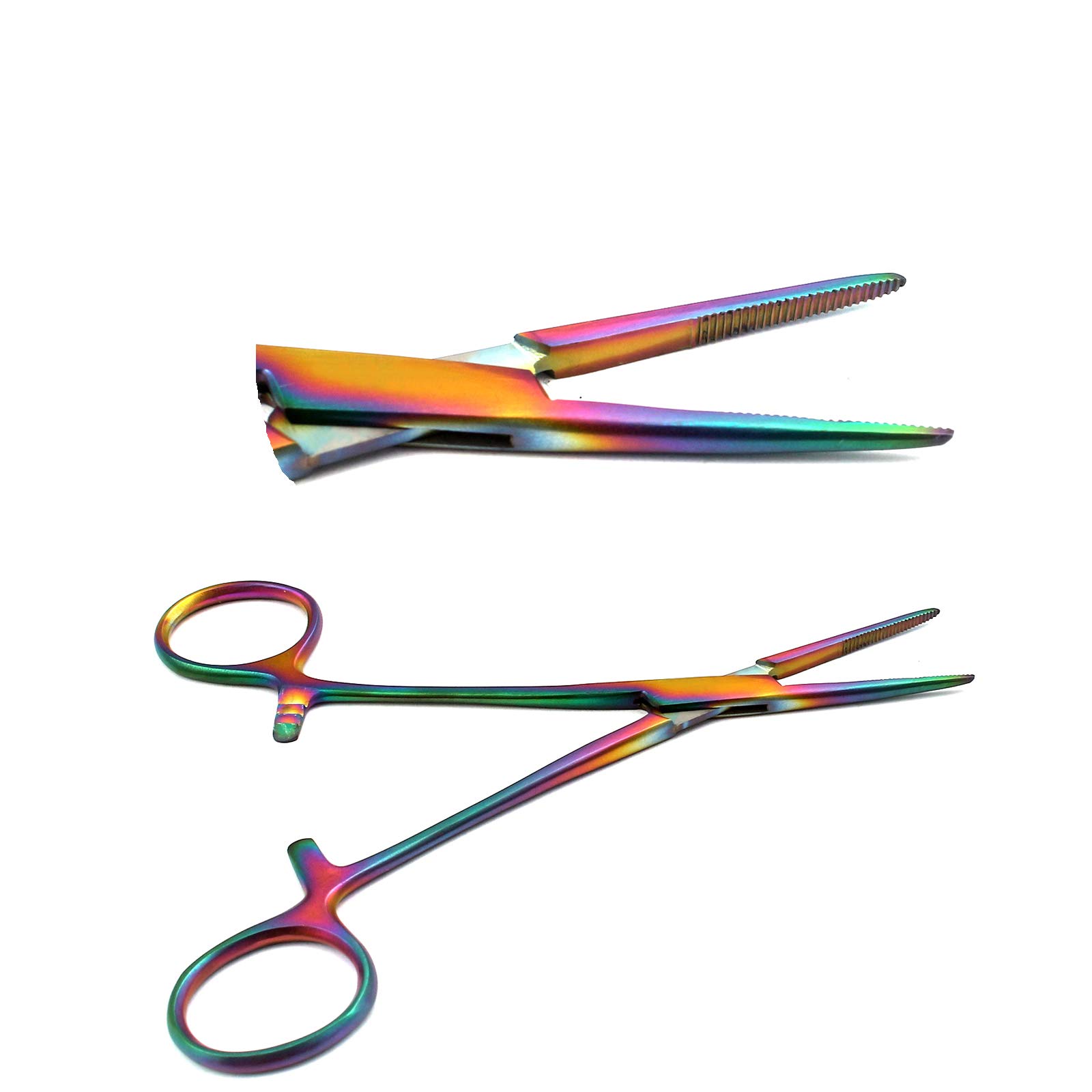 Rainbow Stainless Steel Hemostat Forceps 5.5