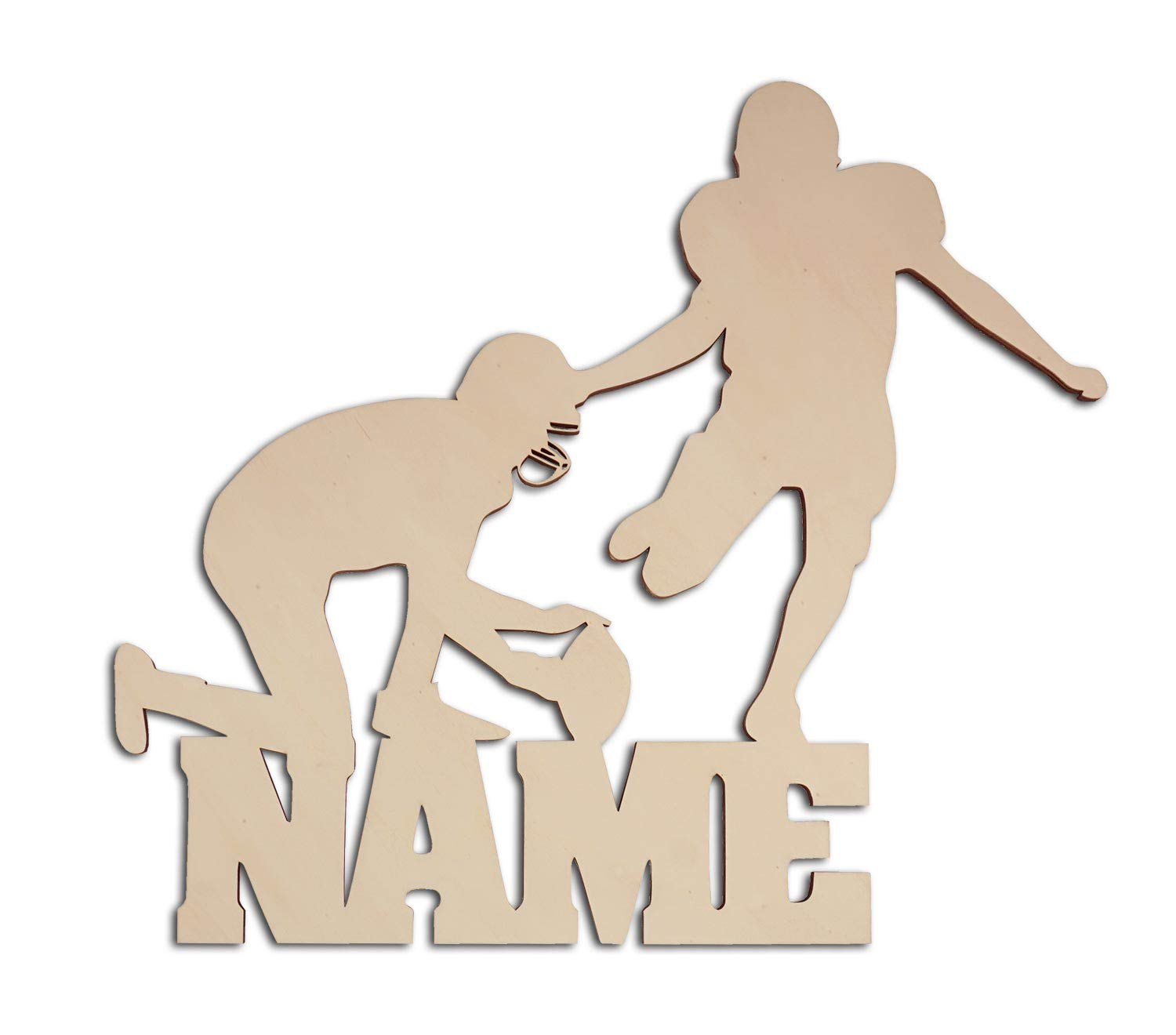 Personalized Football Night Light - Custom LED Room Decor for Boys, Men & Kids - Unique Gift for Team Coach - Perfect for Bedroom, Game Room & Sports Themed Home Decor