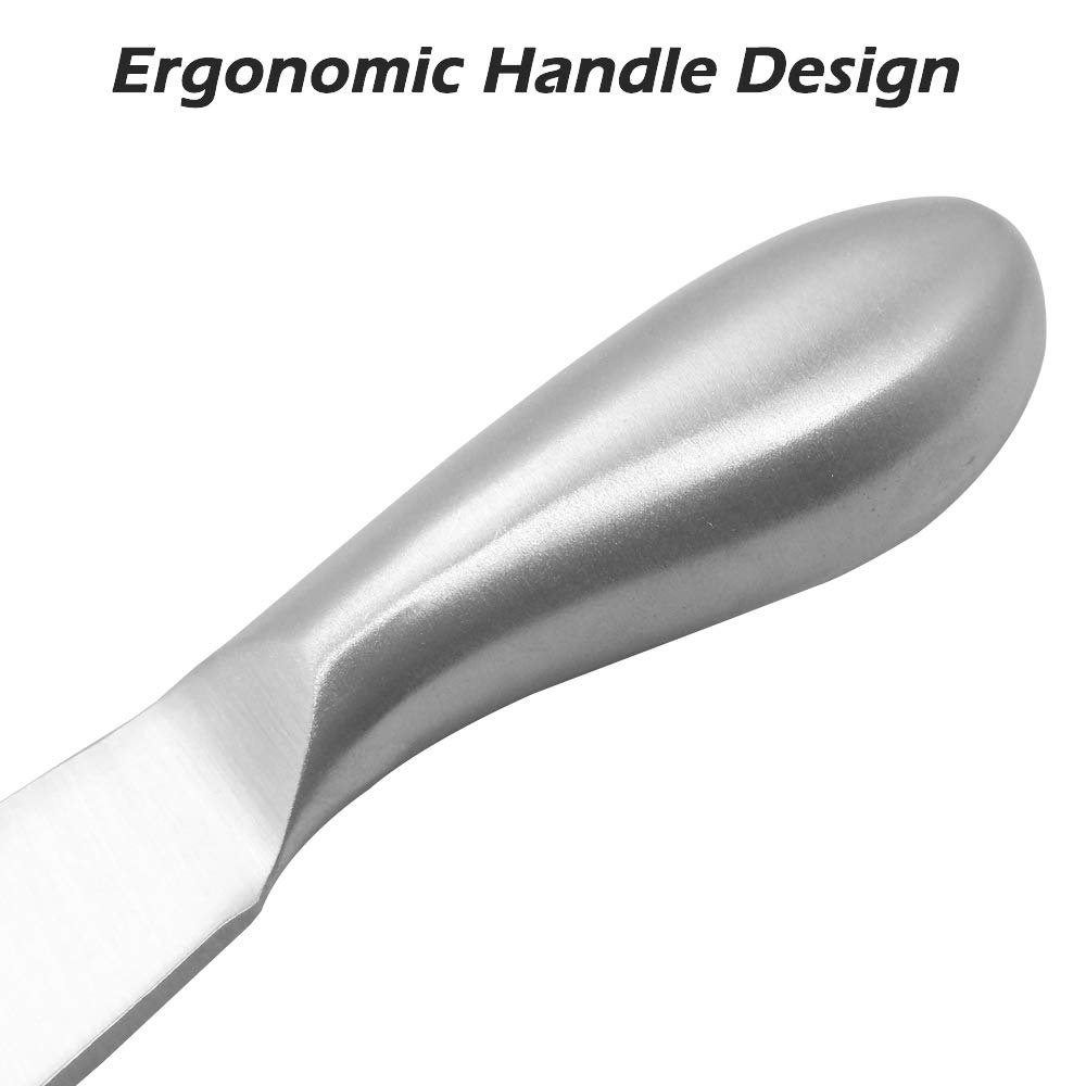 SourceTon 4-Piece Stainless Steel Cheese Spreader Set - Multipurpose Butter & Cheese Knives for Charcuterie Boards, Wine Parties & Gourmet Dining
