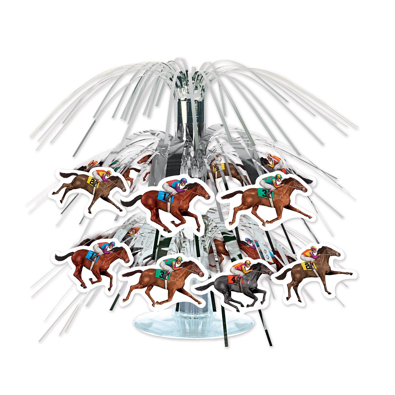 12 Pack Beistle Horse Racing Mini Party Cascade Centerpiece Decorations - Perfect for Derby Day, Birthday Parties, and Themed Events