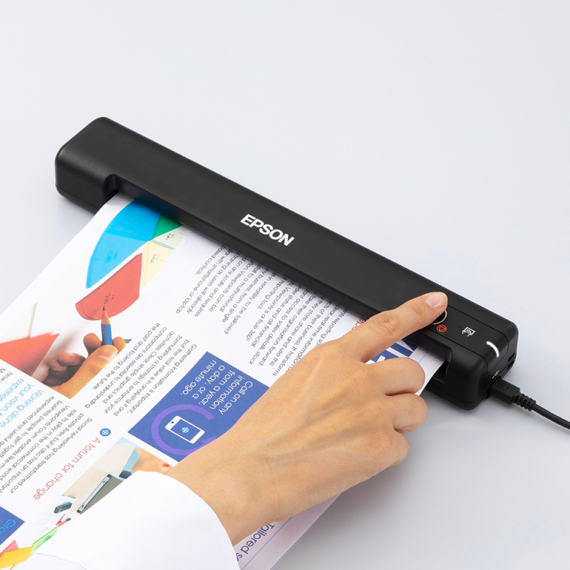 Epson WorkForce ES 50 Portable Document Scanner - High-Speed USB & Wireless Scanning for Home Office, Business, Travel | Compact & Lightweight for On-the-Go Professionals