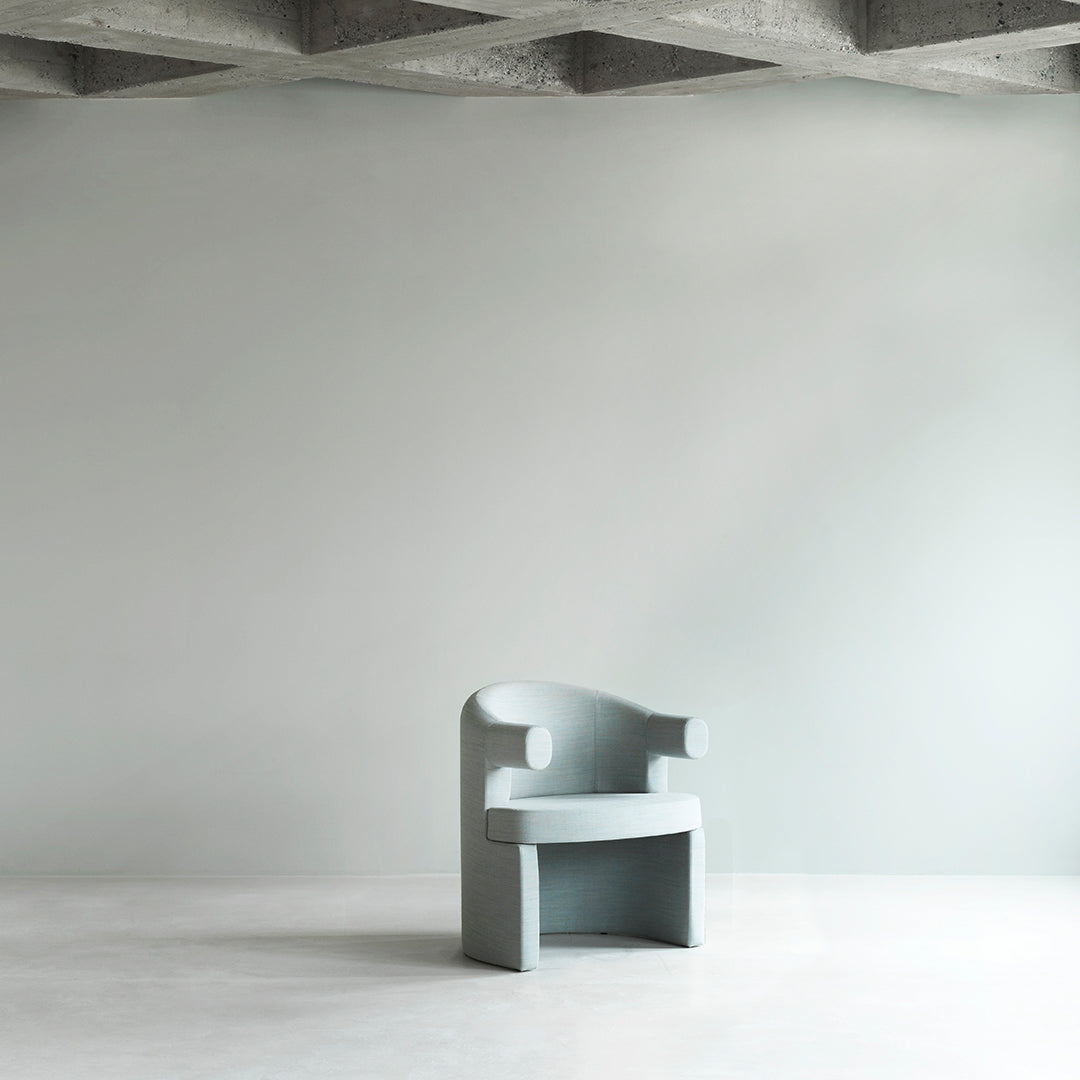 Simon Legal Burra Armchair by Normann Copenhagen - Modern Scandinavian Lounge Chair for Living Room, Office, or Reading Nook