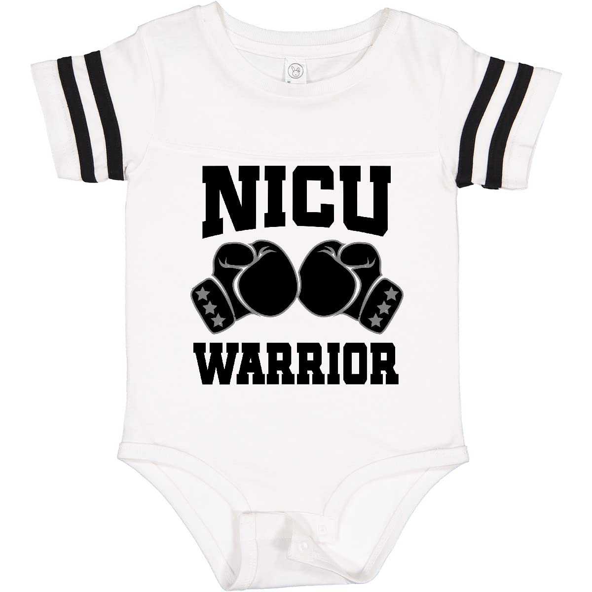 Inktastic NICU Warrior Baby Boy Bodysuit - Cute & Comfortable Newborn Onesie for Preemie & NICU Babies - Perfect for Hospital, Homecoming & Special Occasions
