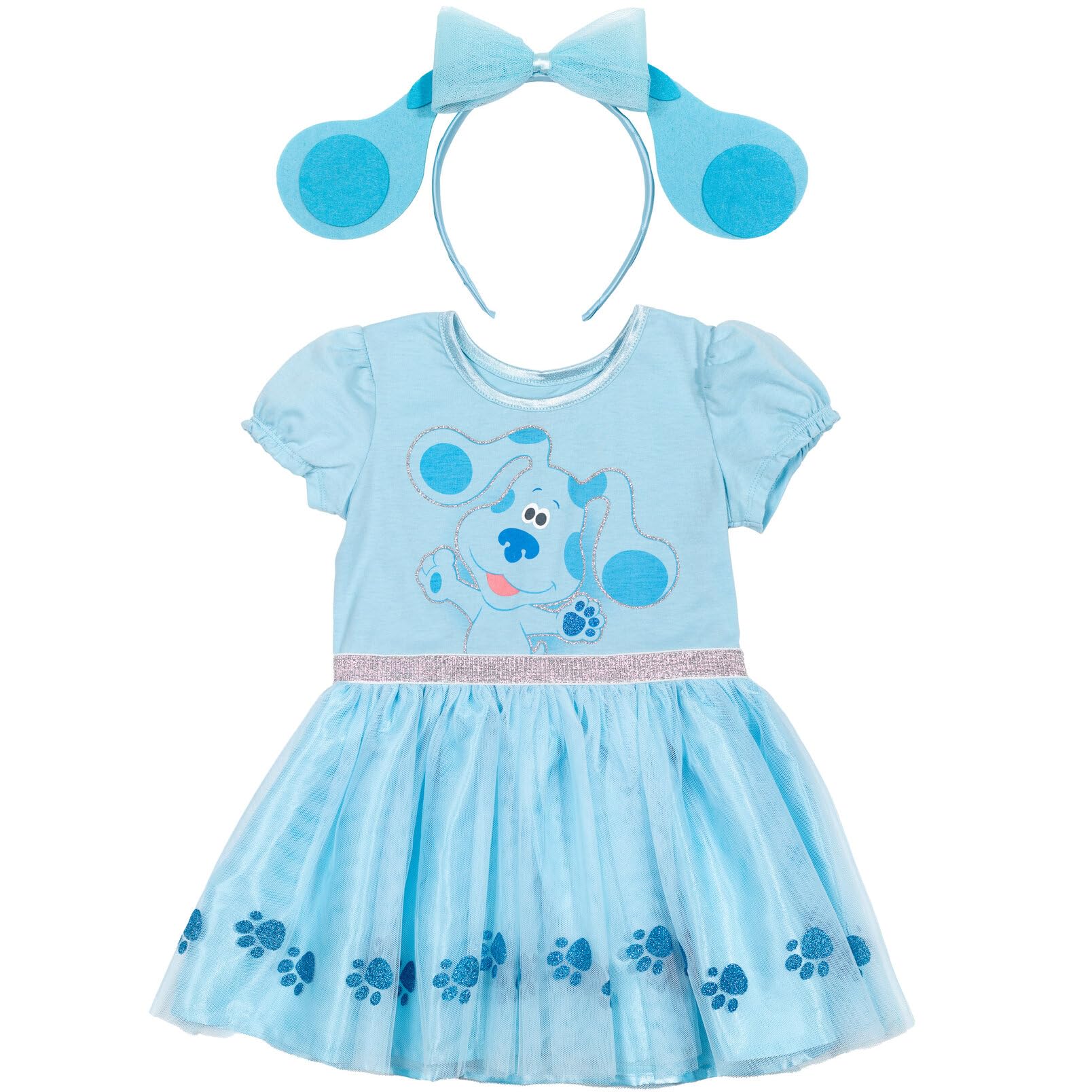 Blue's Clues & You! Kids Costume Dress Set with Headband - 6-6X Size - Perfect for Halloween Dress Up, Birthday Parties & Pretend Play