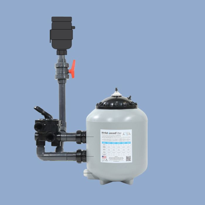 Evolution Aqua K+ Advanced Pressure Filter 20 - High Performance Pond Filter for Crystal Clear Water | Perfect for Koi Ponds, Water Gardens & Outdoor Aquatic Systems