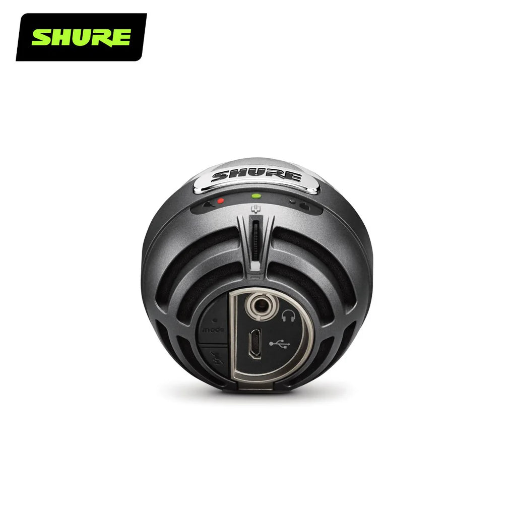 Shure MV5 & MV5C USB Digital Condenser Microphone for Podcasting, Streaming & Home Recording - Professional Studio-Quality Sound for Content Creators