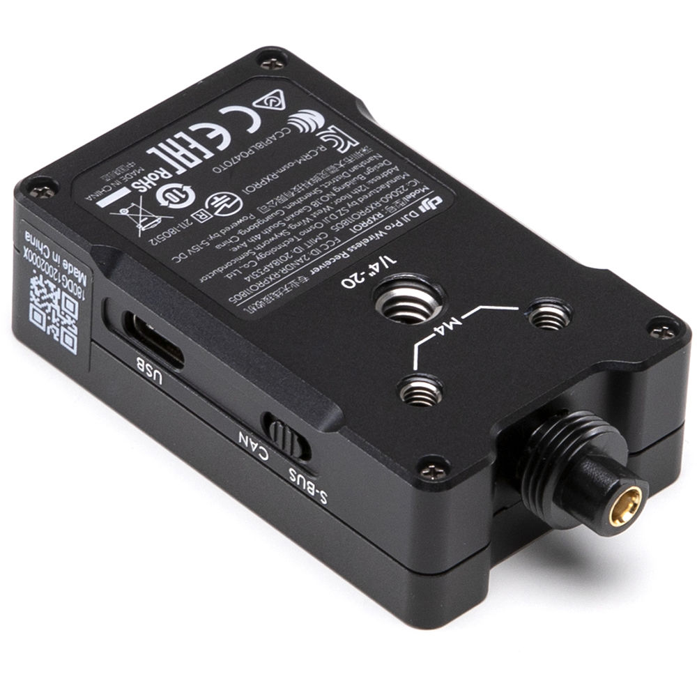 DJI Pro Wireless Receiver for Camera - 2.4GHz/5.8GHz Dual Band Video Transmission System with Long Range, Low Latency for Drone & DSLR Filmmaking - Perfect for Aerial Photography, Live Streaming and Professional Videography