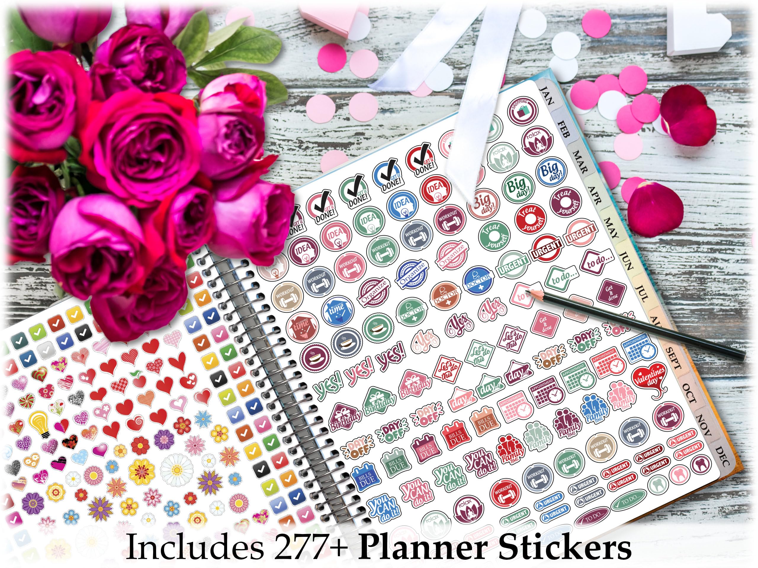 Tools4Wisdom 2025-2026 Academic Planner | April 2025-2026 Monthly Weekly Daily Organizer | 8.5x11 Inch Hardcover Notebook | Peacock Design with Inspirational Quote | Perfect for Students, Professionals & Goal Tracking
