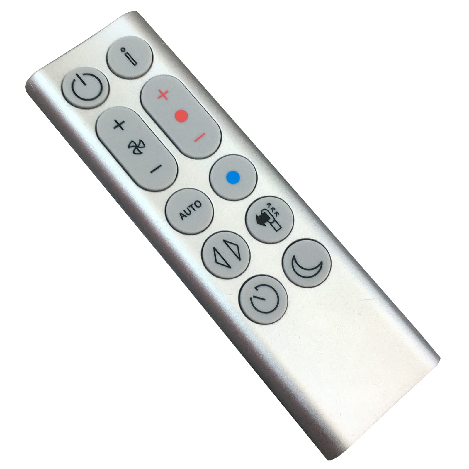 Dyson HP04 HP05 Replacement Remote Control - Compatible with Pure Hot + Cool Air Purifier & Heater (Silver) | Perfect for Home, Office, and Bedroom Use