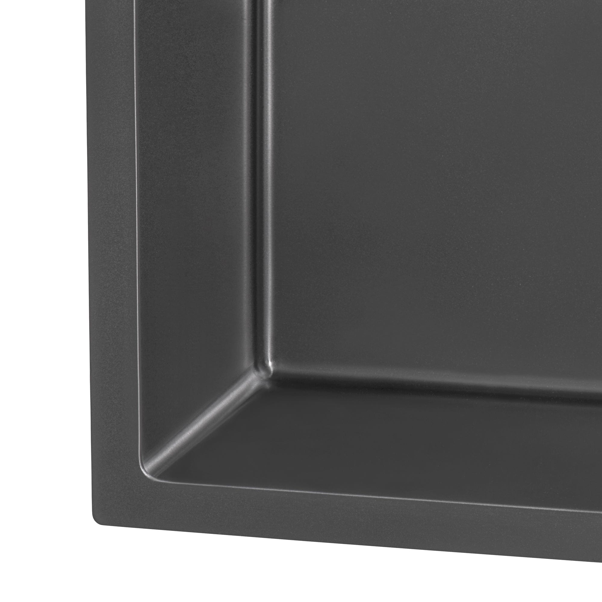 Ruvati Terraza 30-Inch Undermount Stainless Steel Kitchen Sink RVH6300BL - Durable 16 Gauge Commercial-Grade Sink for Modern Kitchens, Perfect for Cooking, Washing Dishes & Food Prep