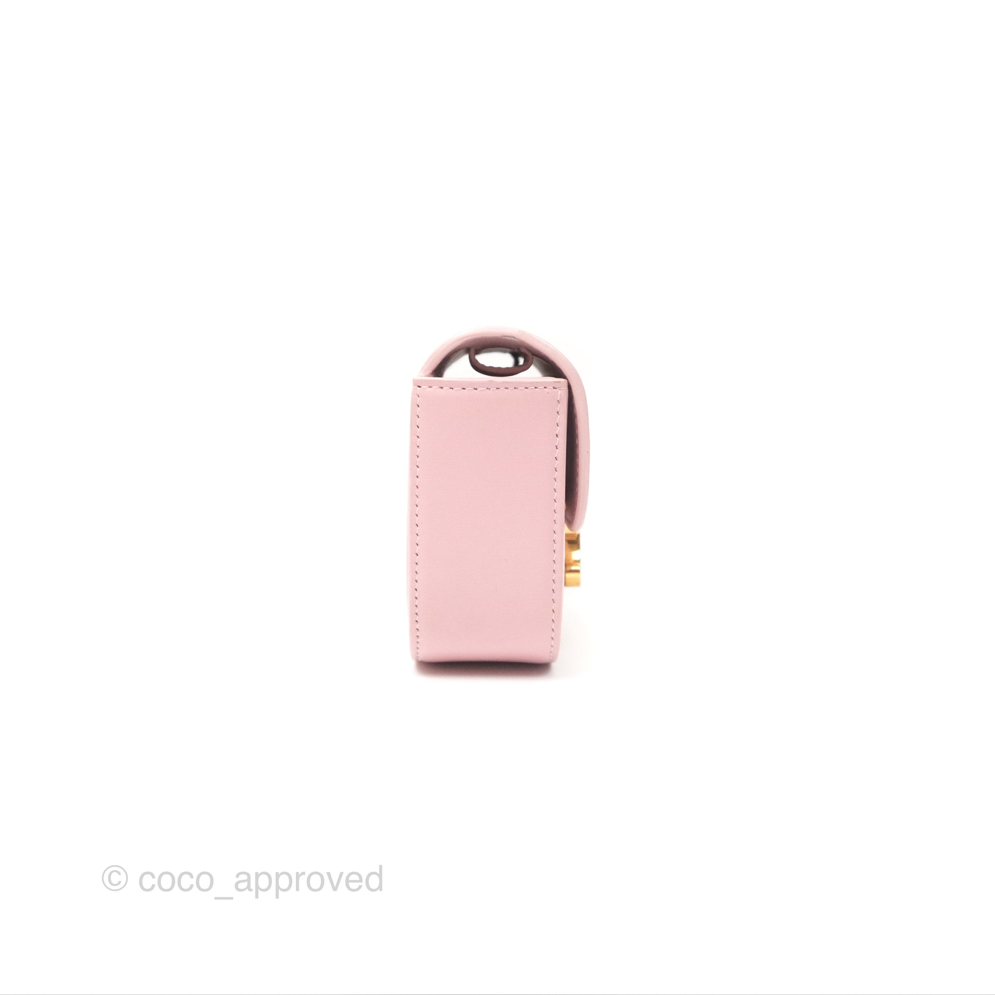 Celine Mini Triomphe Bag in Shiny Pink Calfskin Leather - Perfect for Women's Everyday Luxury & Evening Out