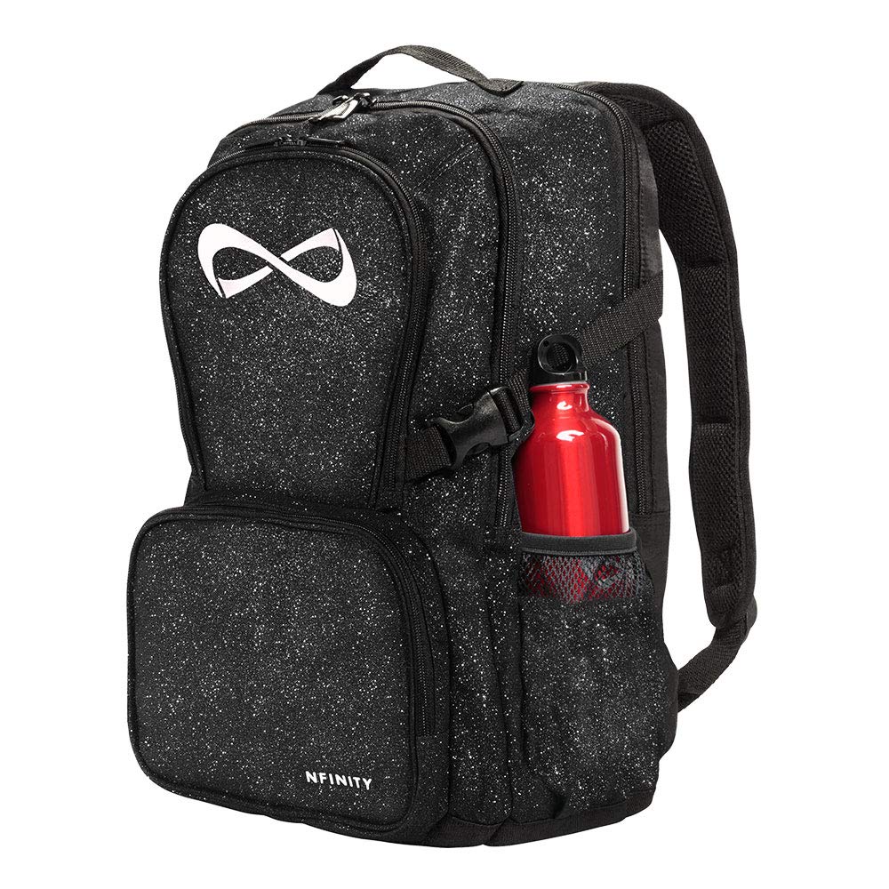 Nfinity Sparkle Cheerleader Backpack - Durable Travel Backpack for Girls with Adjustable Comfort Straps - Perfect for School, Gym, Sports & Outdoor Adventures