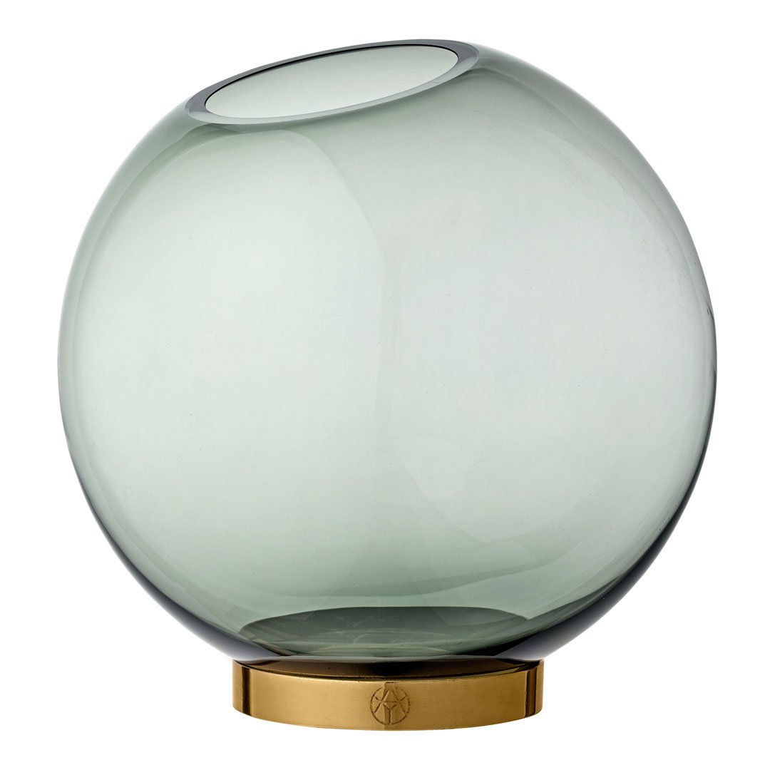 Globe Vase with Stand - Set of 4 - Decorative Glass Vase for Home, Office, Wedding Centerpiece, and Gift Giving