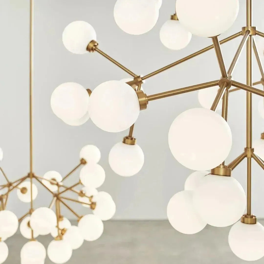 Mara Grande Chandelier - Modern Crystal Ceiling Light Fixture for Dining Room, Living Room & Bedroom | Elegant Home Decor Lighting for Weddings & Luxury Interiors