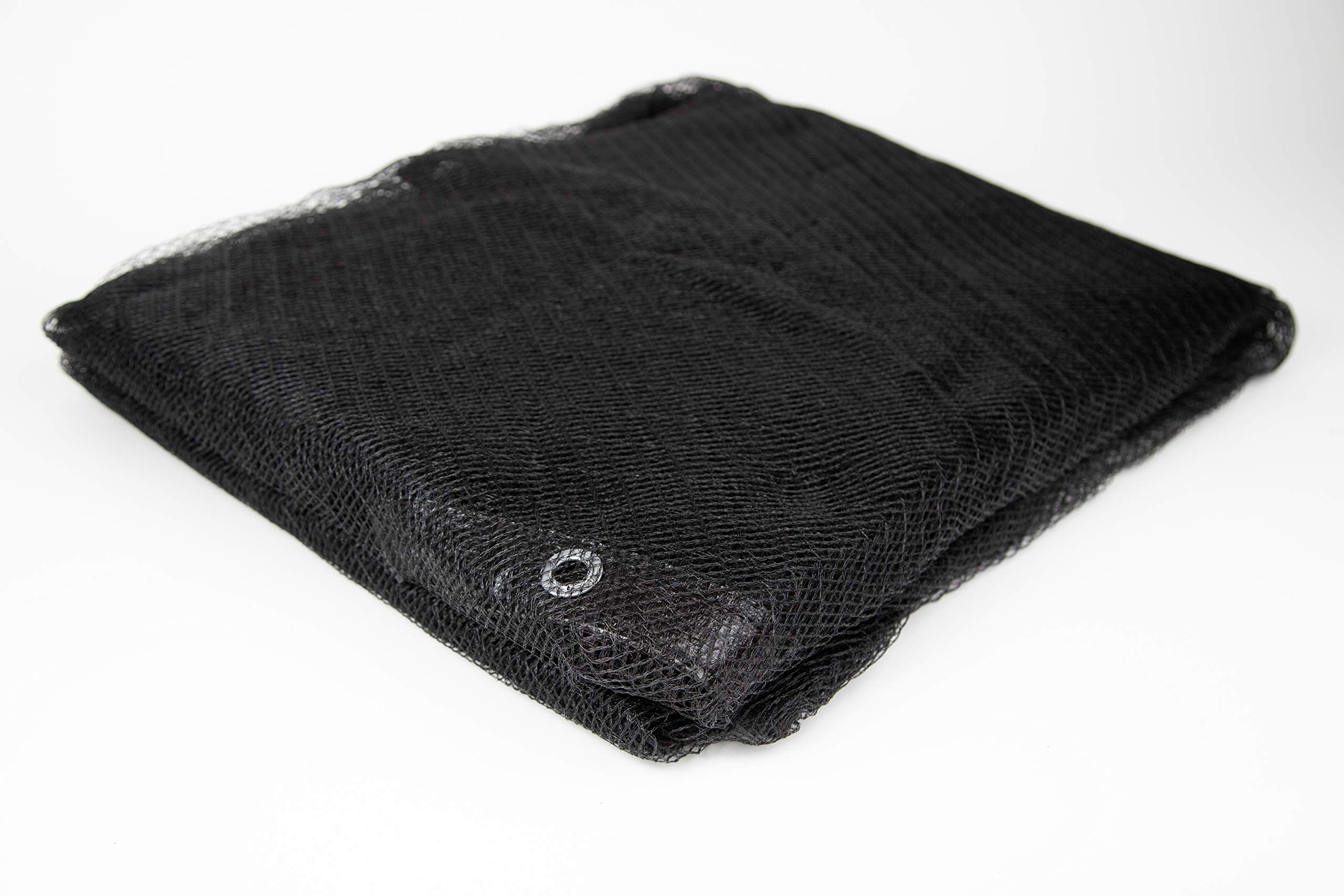Blue Wave BWC570 25-ft x 45-ft Rectangular Leaf Net In-Ground Pool Cover - Black | Heavy Duty Mesh Pool Cover for Fall & Winter Protection | Perfect for Inground Swimming Pools