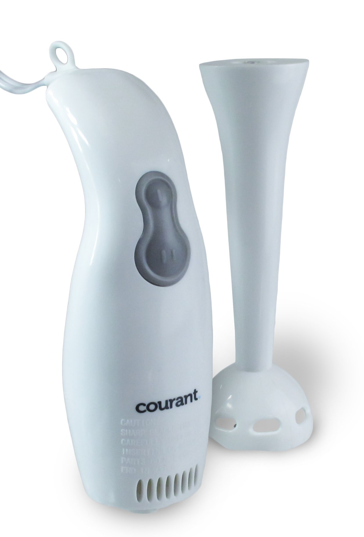 Courant 2-Speed Electric Hand Blender with 30oz Cup - Perfect for Smoothies & Soups