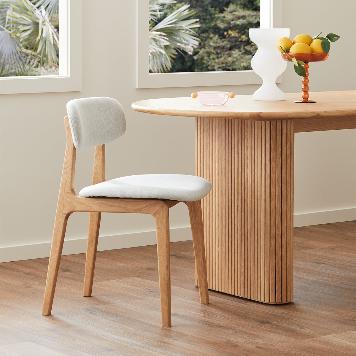 Premium Alaska Fabric Dining Chair - Comfortable & Stylish Upholstered Seat for Kitchen, Dining Room, or Breakfast Nook - Perfect for Family Gatherings & Dinner Parties