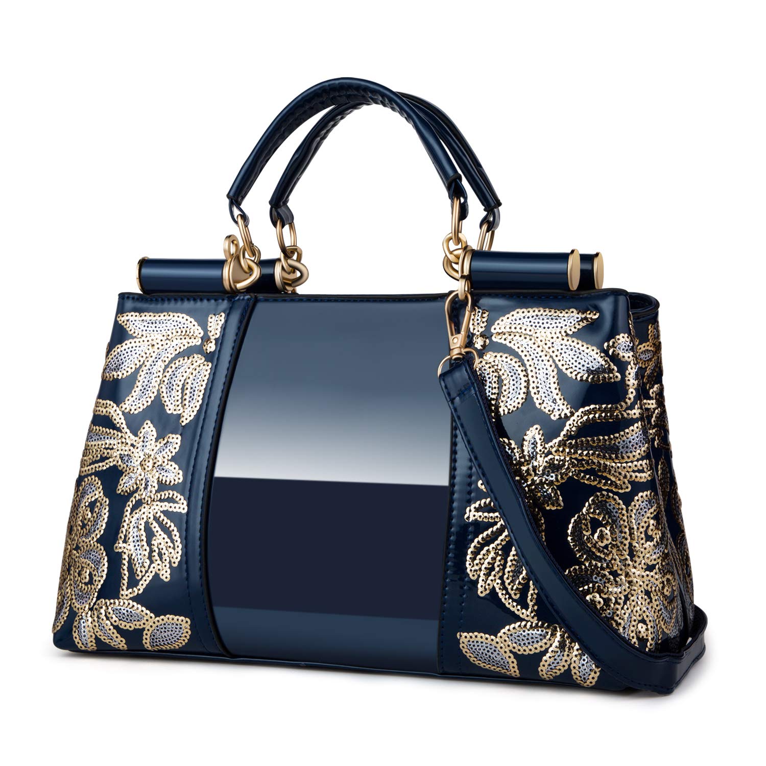 Stylish Nevenka Women's Patent Leather Designer Handbag - Perfect for Shopping, Parties & Everyday Use | Durable & Fashionable Purse for Work, Travel & Special Occasions