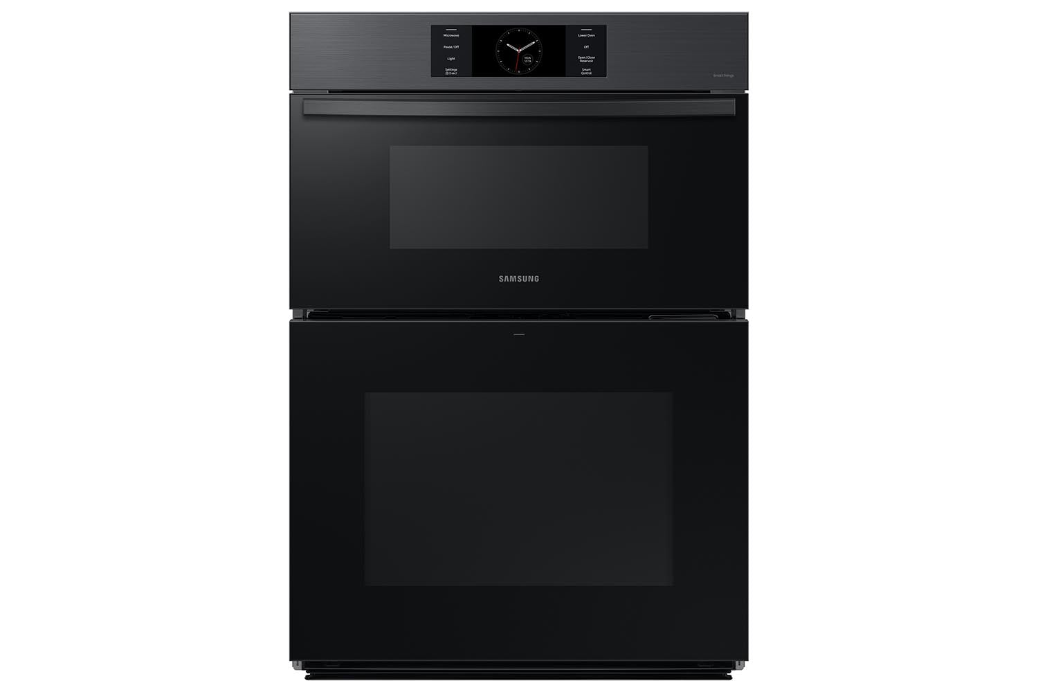 Samsung BESPOKE Black Stainless Steel 7 cu. ft Combination Wall Oven NQ70CG700DMTAA - Perfect for Modern Kitchens & Home Baking