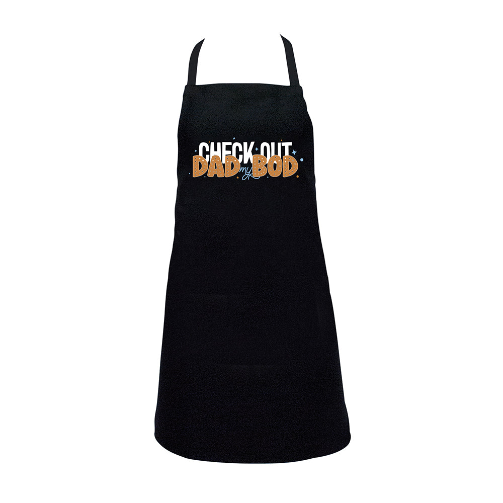 Annabel Trends Apron - Funny 'Check Out My Dad Bod' Kitchen Apron for Men & Women - Perfect for Cooking, Grilling, BBQ, and Baking Gifts