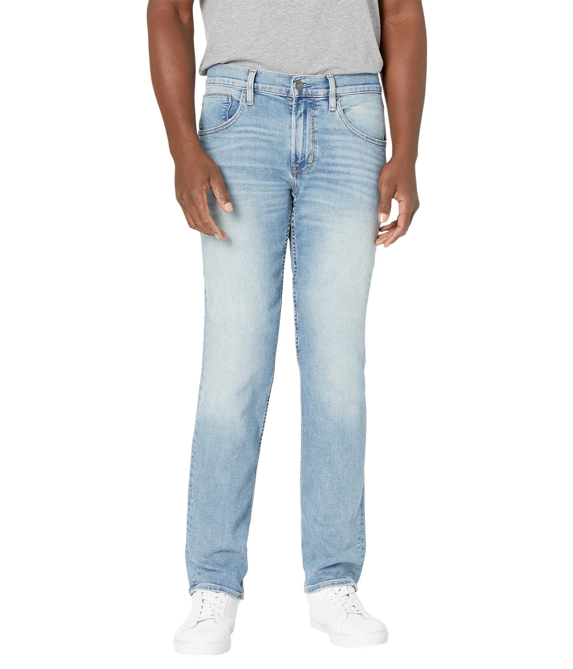 HUDSON Men's Byron Straight Leg Jeans - Slim Fit Stretch Denim Pants for Casual Wear & Everyday Comfort