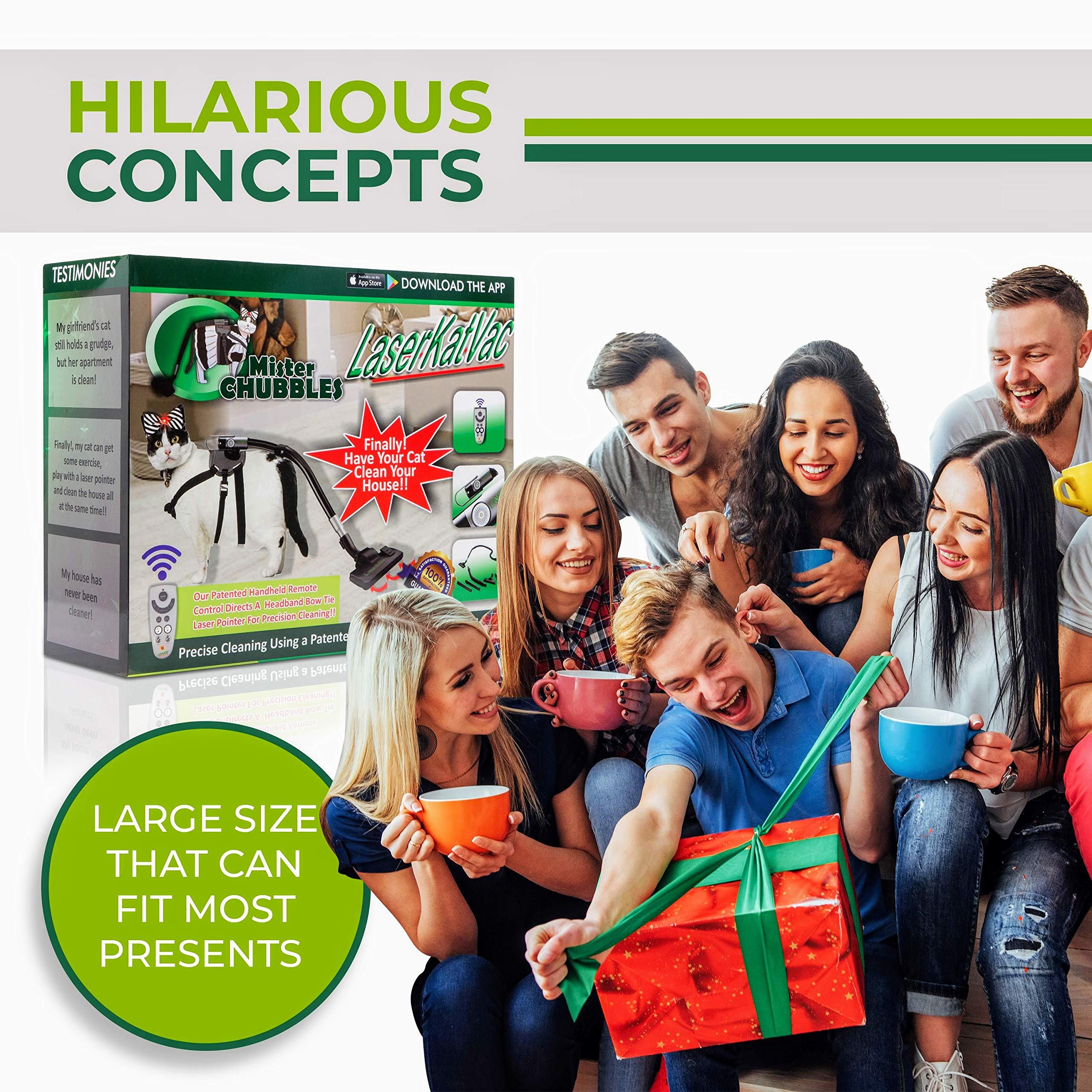Mr. Chubbles Auto Cat Wash - Hilarious Prank Gift Box for Adults & Kids | Fake Joke Gag Box for Funny Gifts & Practical Jokes | Perfect for Birthday Pranks, Office Gags & Surprise Party Humor