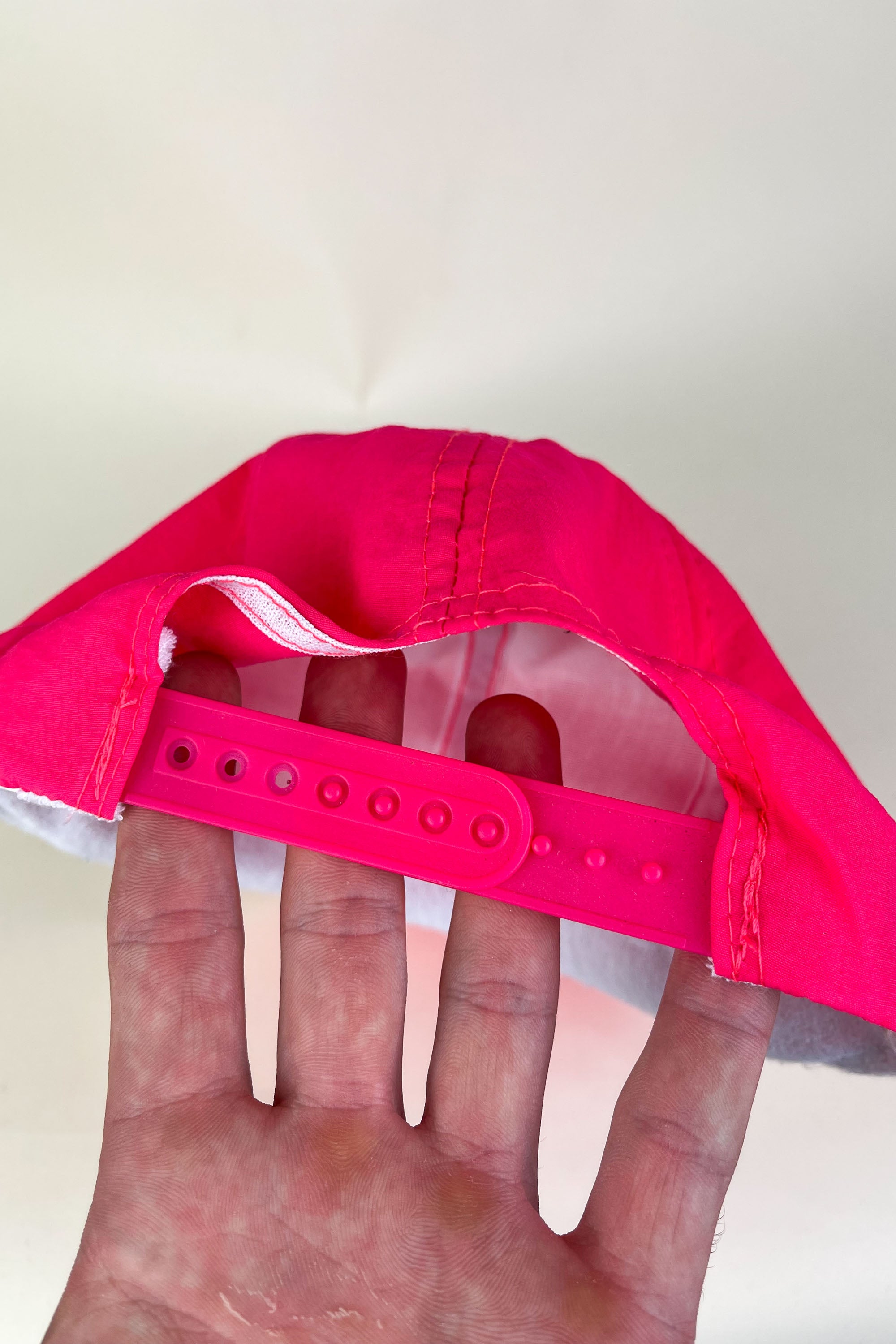 Vintage Deadstock Red and Pink Snapback Hat - Retro Baseball Cap for Men & Women - Perfect for Streetwear, Hip Hop Fashion, and Casual Outfits