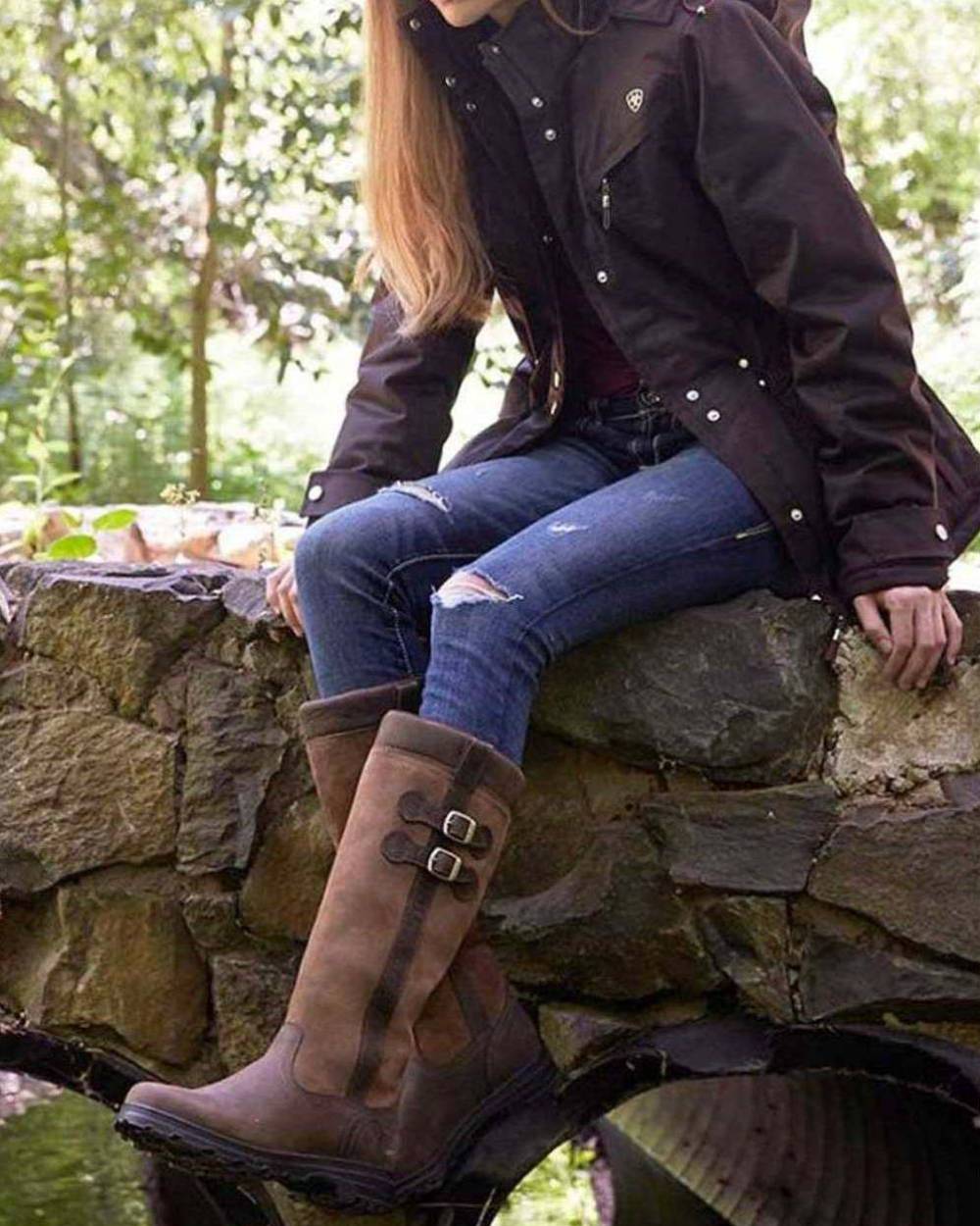 Ariat Eskdale H20 Waterproof Work Boots for Men - Durable & Comfortable Outdoor Hiking, Construction & Ranch Work Shoes
