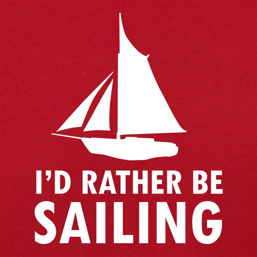 I'd Rather Be Sailing Kids Crewneck Sweatshirt - Soft Cotton Pullover for Boys & Girls - Perfect for Playdates, School & Outdoor Adventures