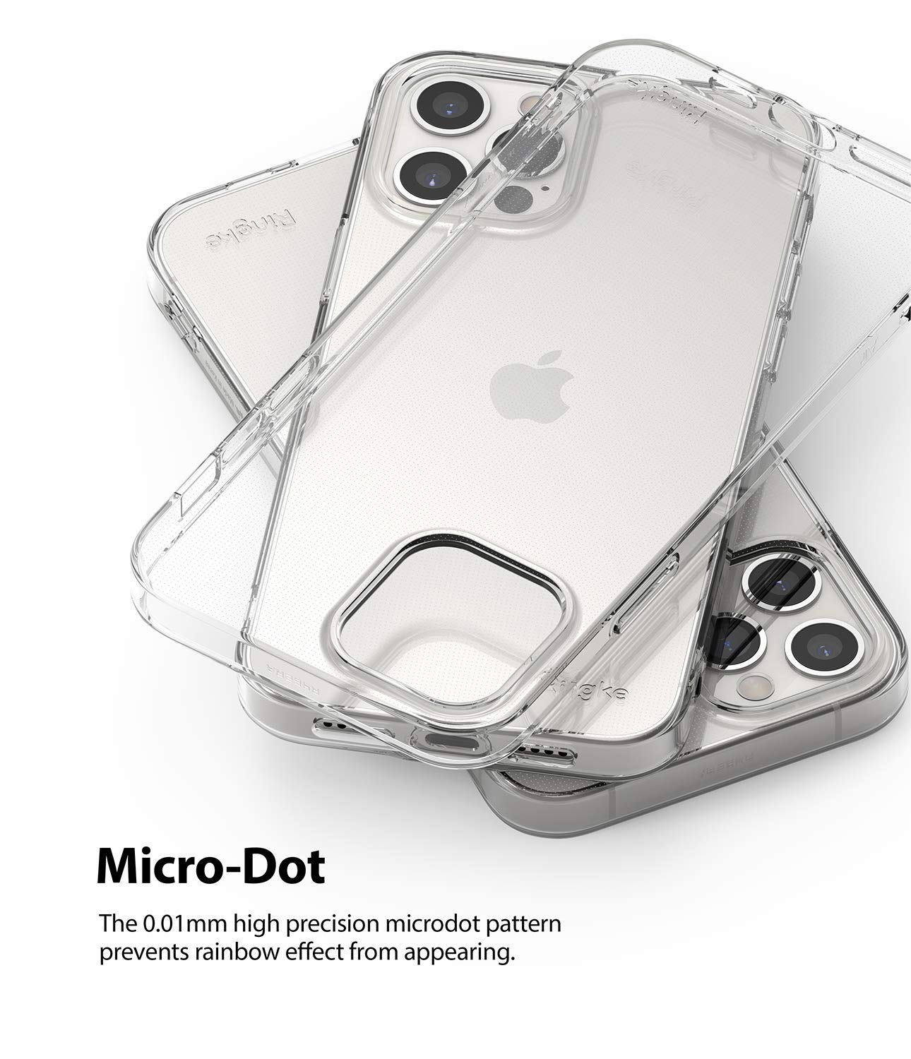 Ringke Air Shoulder Strap for iPhone 12 Pro Max Case (6.7-inch 2020) - Clear TPU Silicone Crossbody Necklace Lanyard with Phone Cover | Perfect for Travel, Shopping & Hands-Free Convenience