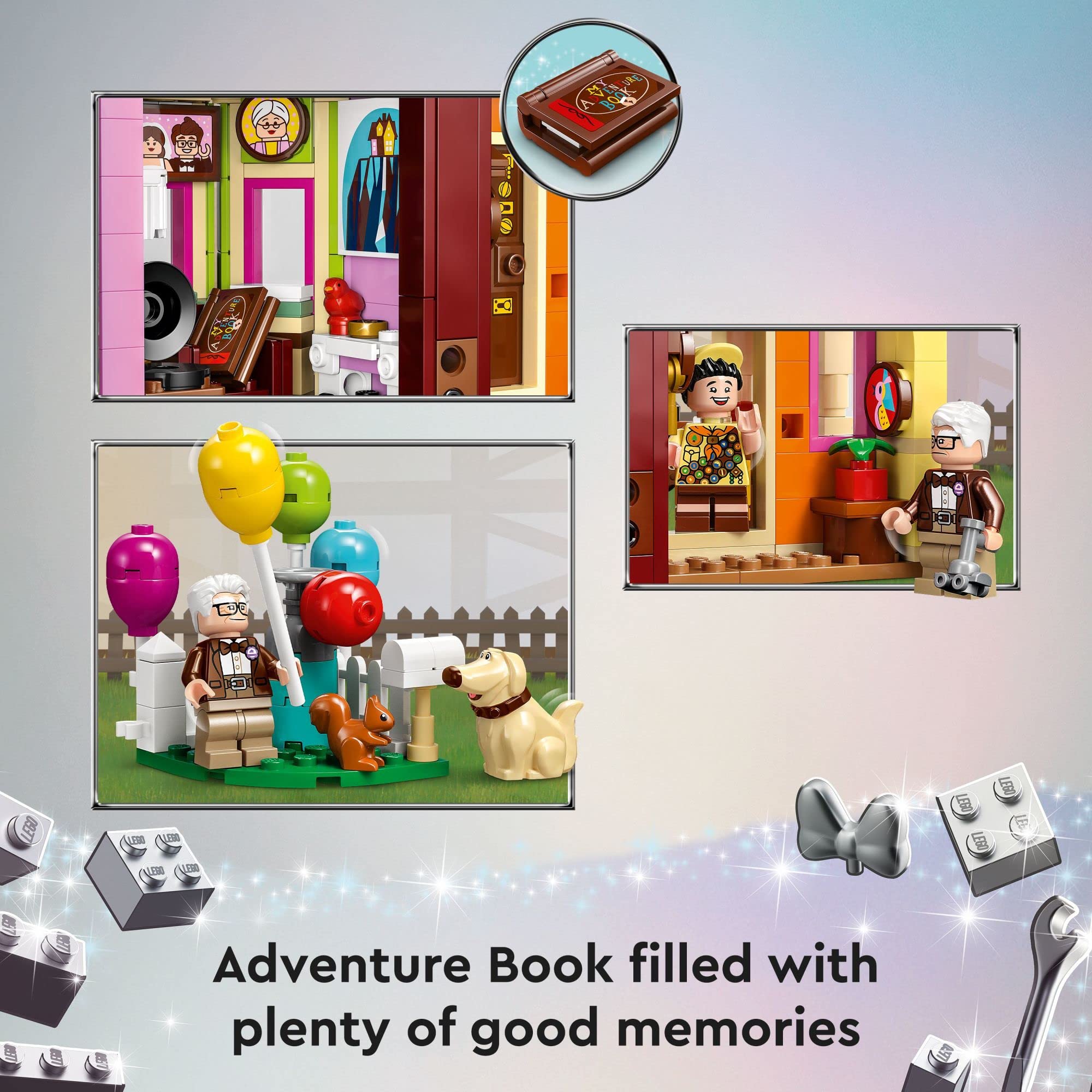 LEGO Disney and Pixar ‘Up’ House Building Set – Classic Disney Movie Toy for Kids Ages 9+, Creative Construction Gift for Disney Fans (43217) – Perfect for Birthday Gifts, Movie Night Play, and STEM Learning Activities