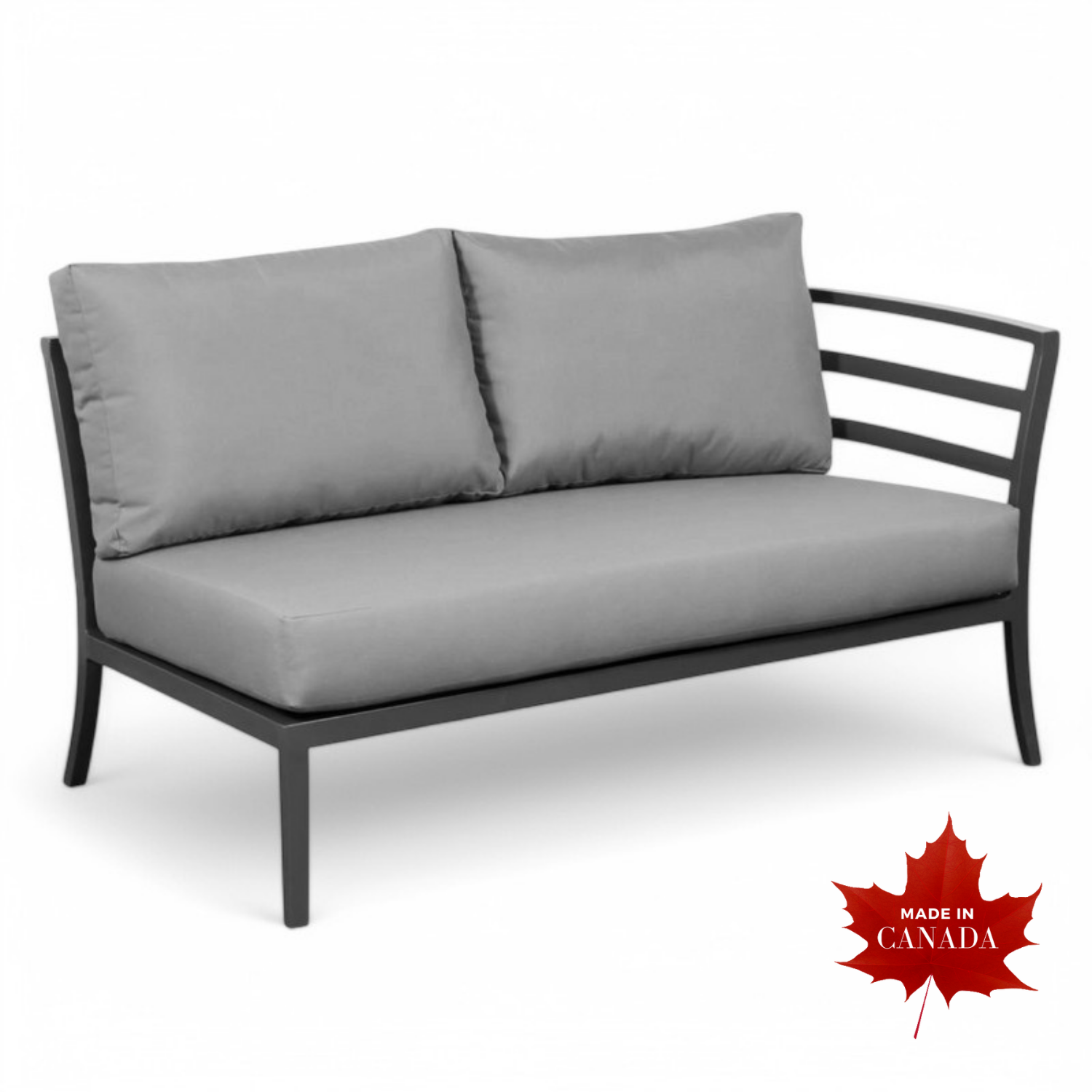 Cabana RAF Loveseat - Modern Outdoor Patio Furniture Set with Cushions, Water-Resistant & Durable for Garden, Poolside, Backyard - Perfect for Relaxing & Entertaining Guests
